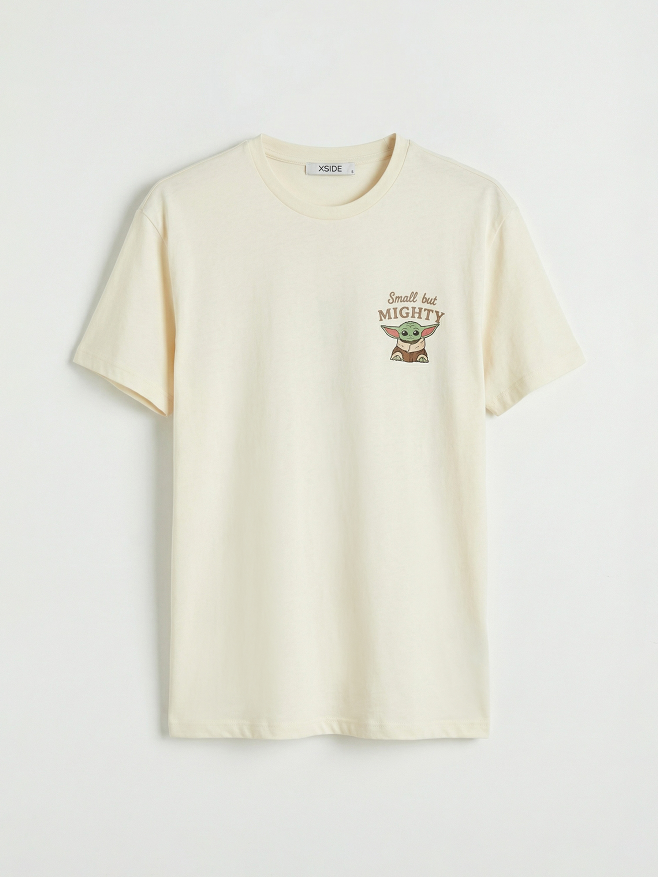 XSIDE Bisiklet Yaka The Mandalorian Baskılı Kadın Tişört - S6LS13Z8-F0B