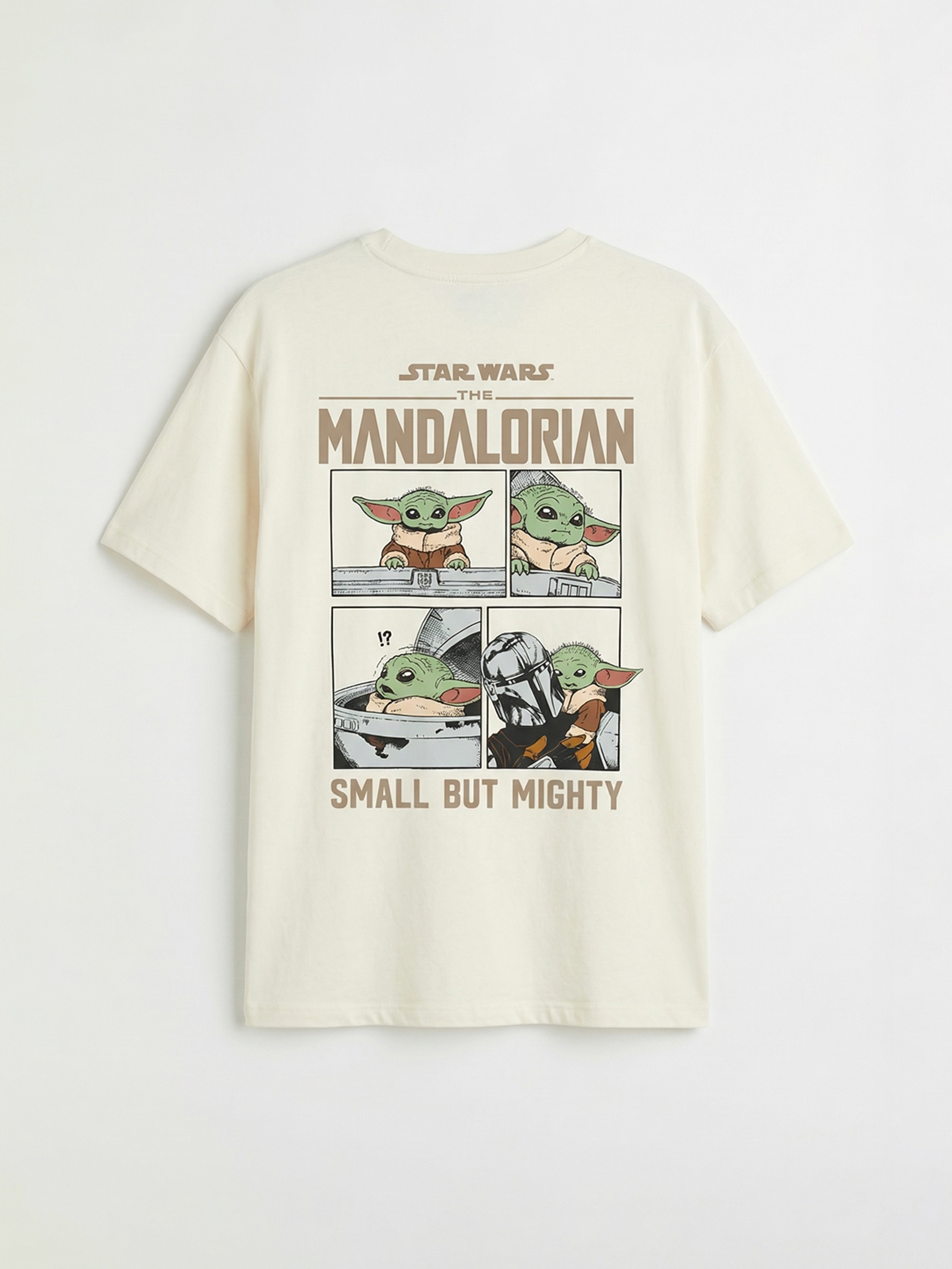 The Mandalorian Print Women's Crew Neck T-Shirt-1