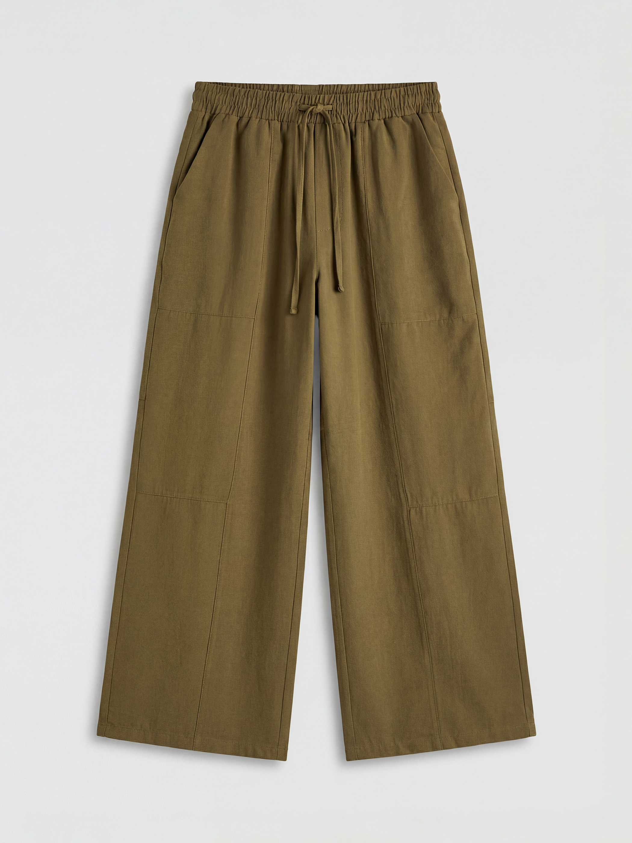 LCWAIKIKI Classic Beli Lastikli Geniş Paça Kadın Pantolon - S6LT66Z8-HEE