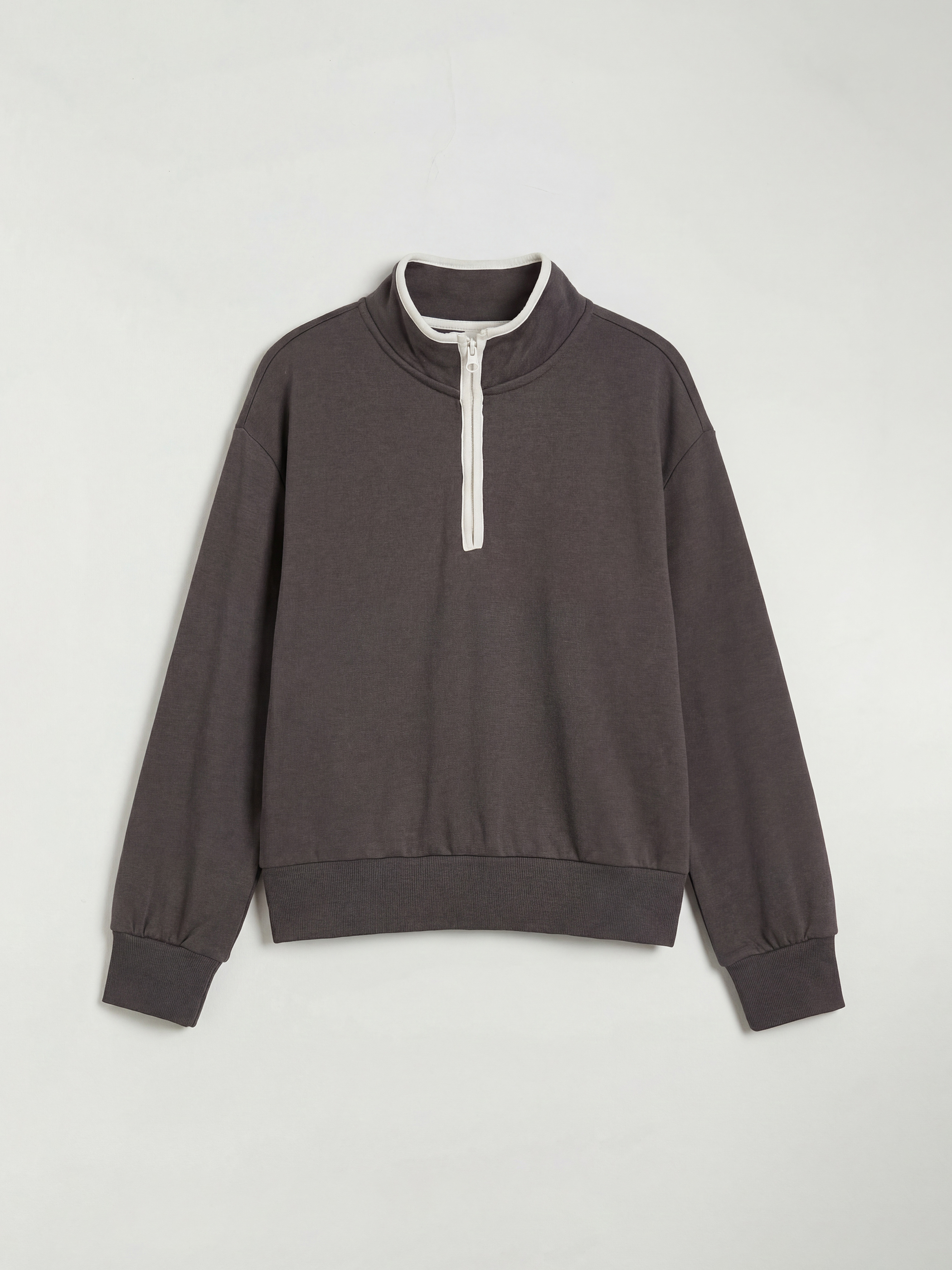 Mock Neck Girls' Sweatshirt and Leggings Set-1