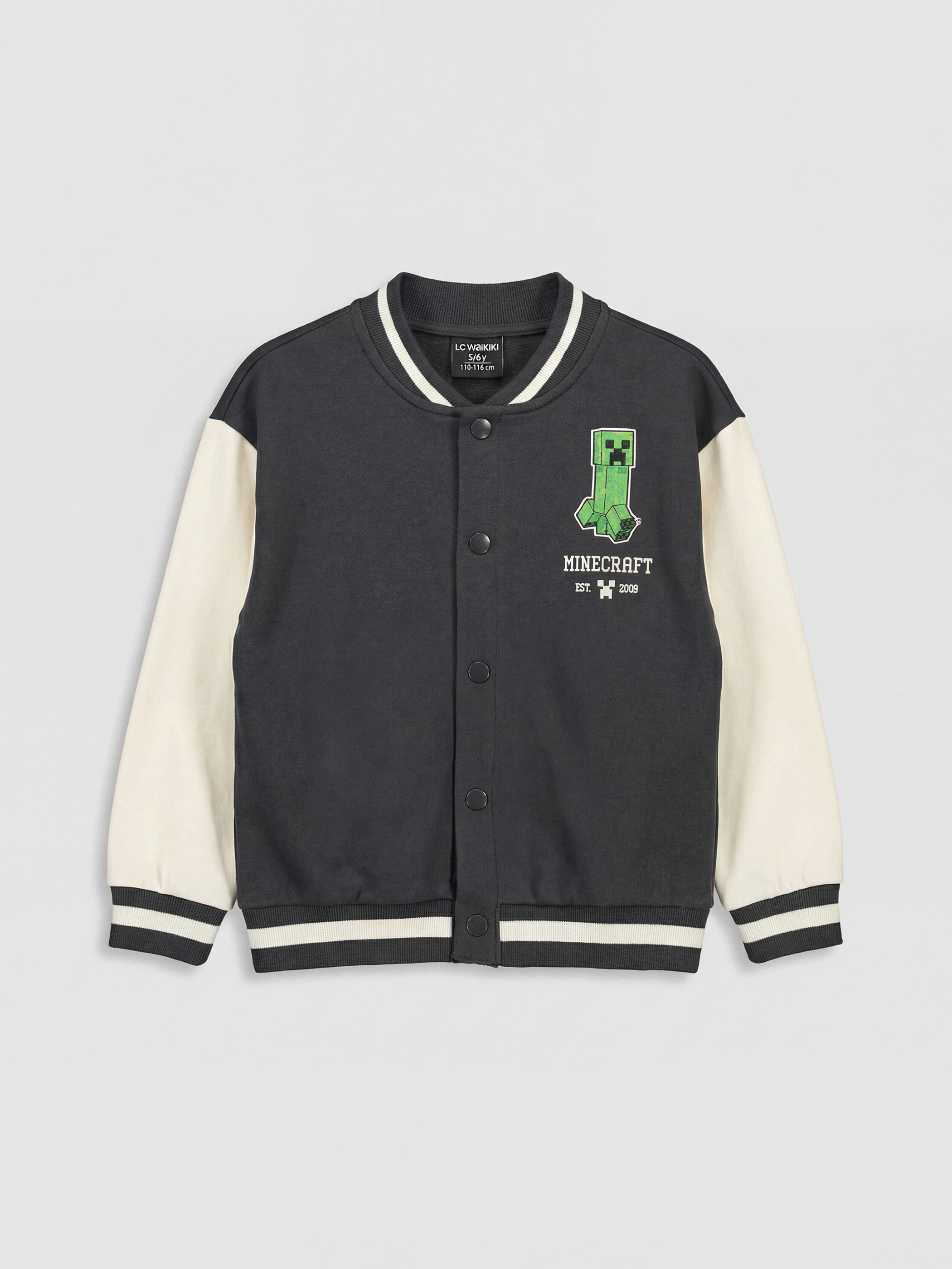 LCW Kids Minecraft Baskılı Erkek Çocuk Kolej Ceket - S6LY12Z1-R4W