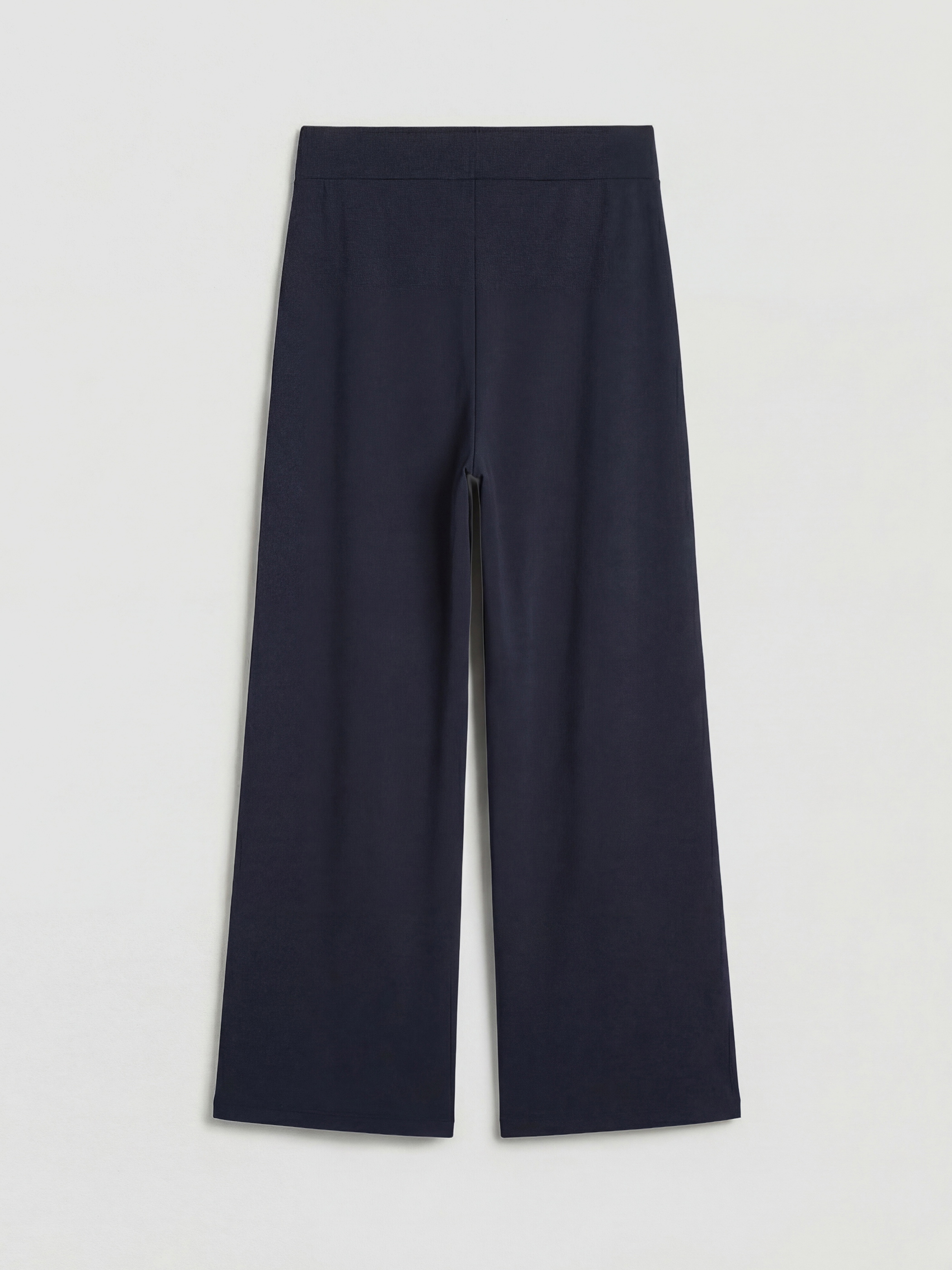 Lacivert Beli Lastikli Soft Touch Kadın Eşofman Altı-1