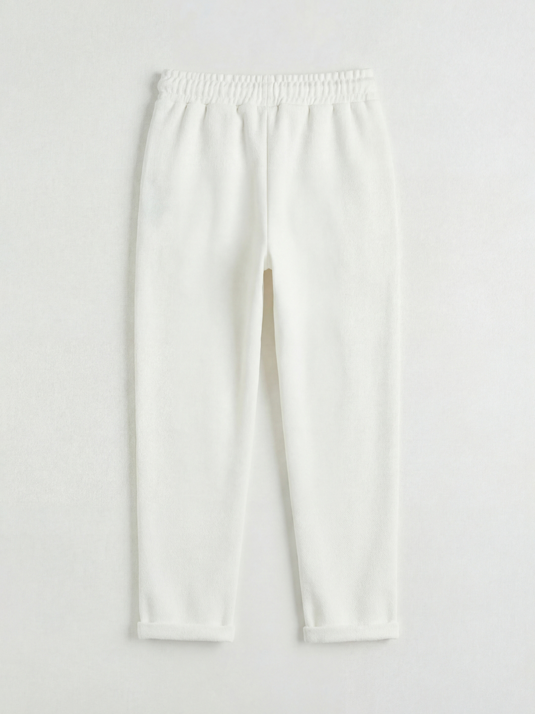 Ekru Beli Lastikli Erkek Çocuk Eşofman Altı-1