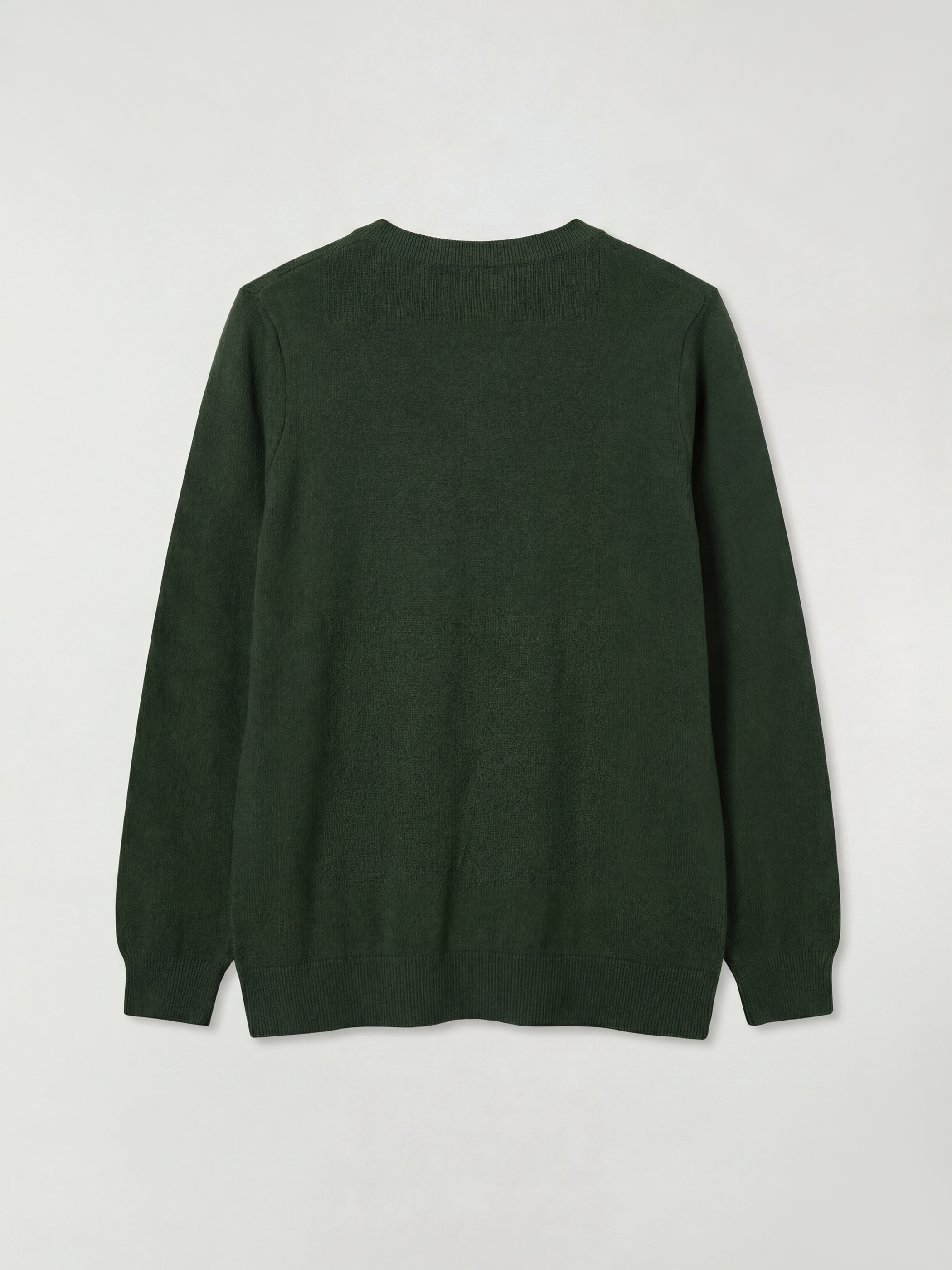 Haki Bisiklet Yaka Kendinden Desenli Kadın Triko Hırka-1