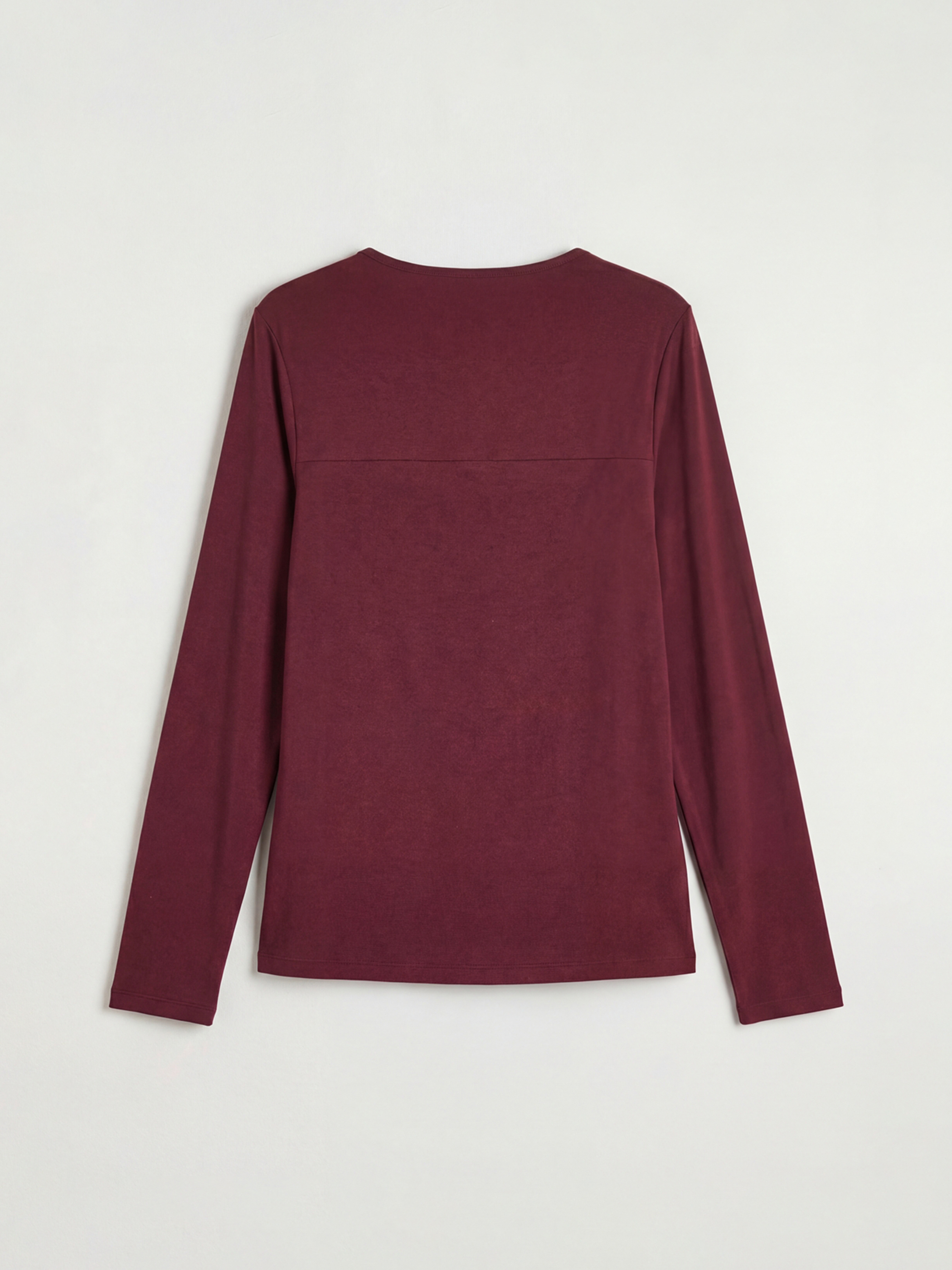 Bordo Kare Yaka Kadın Body-1