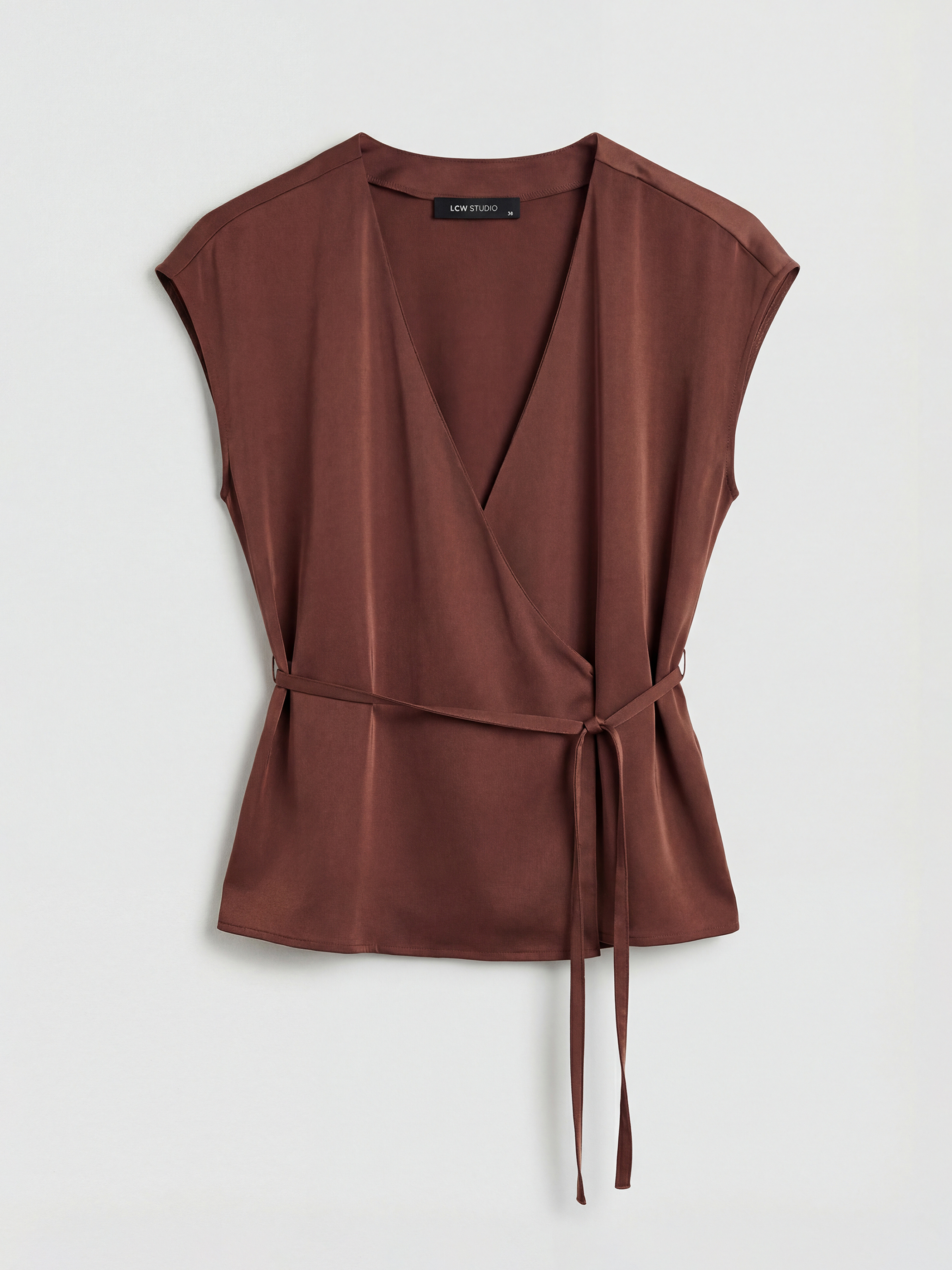 Woman Brown Blouse-4