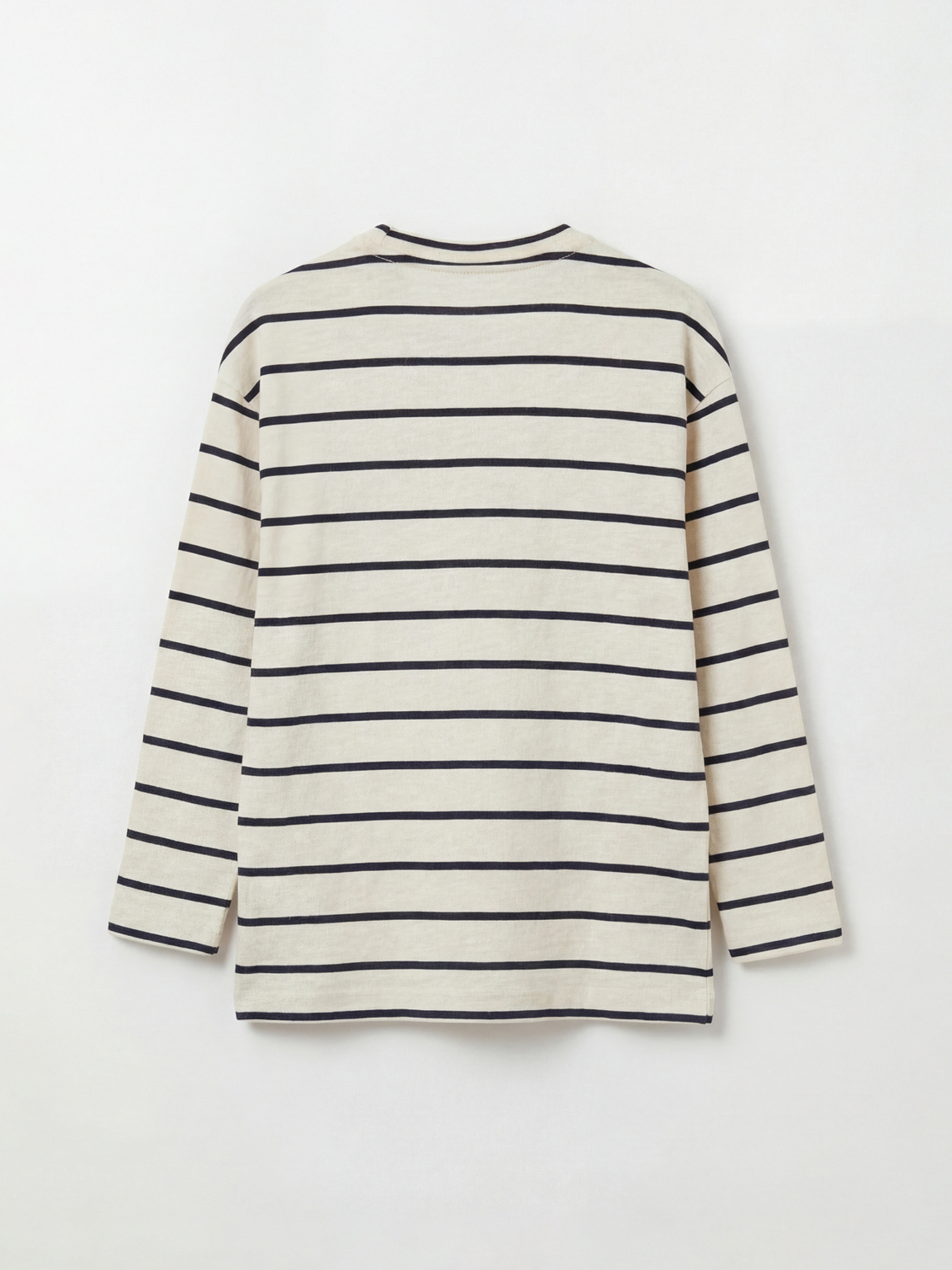 Bej Bisiklet Yaka Çizgili Erkek Çocuk Tişört-2