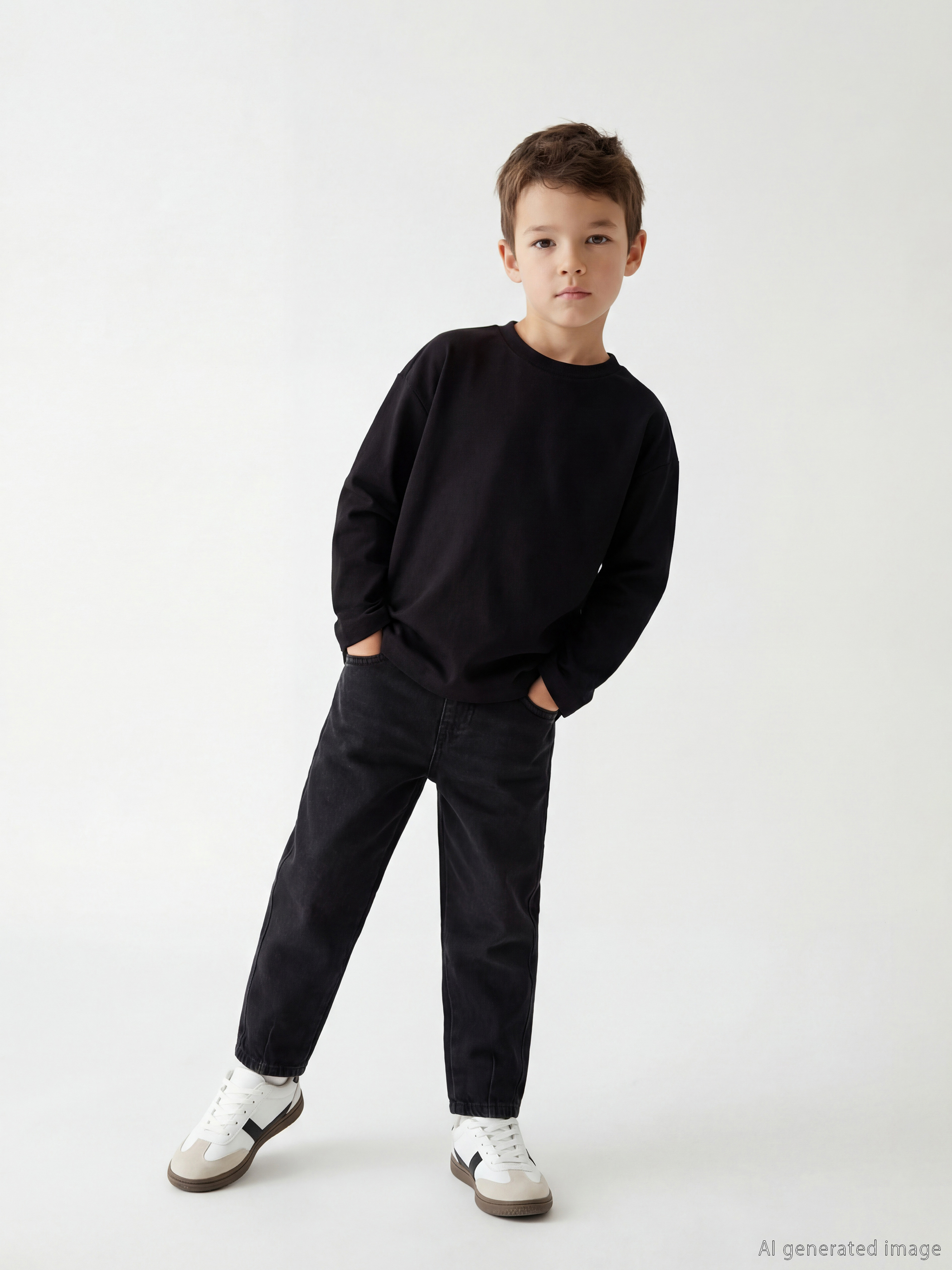 LCW Kids Beli Lastikli Loose Fit Erkek Çocuk Jean Pantolon - S6MG03Z1-326