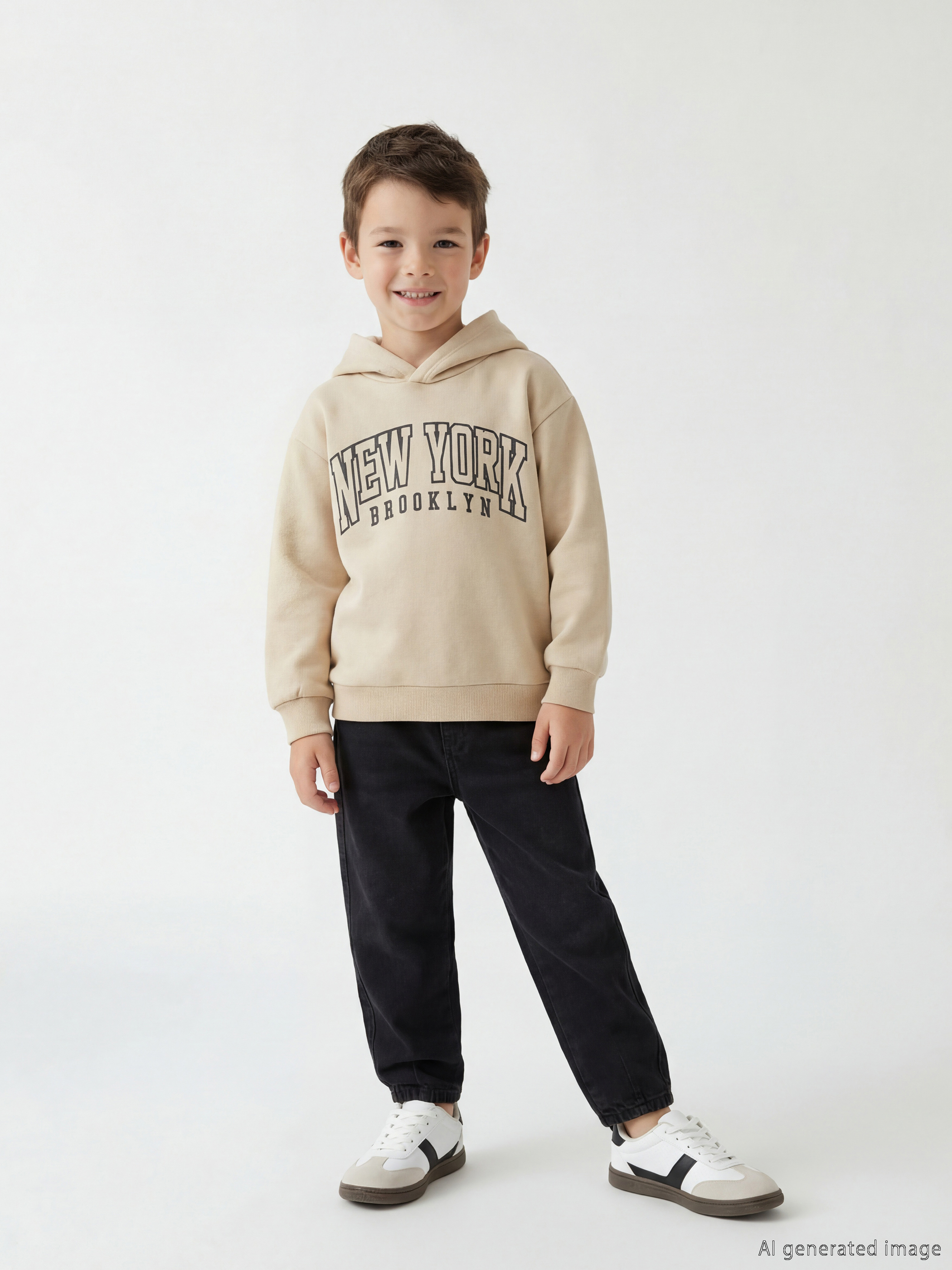 LCW Kids Beli Lastikli Loose Fit Erkek Çocuk Jean Pantolon - S6MG03Z1-326