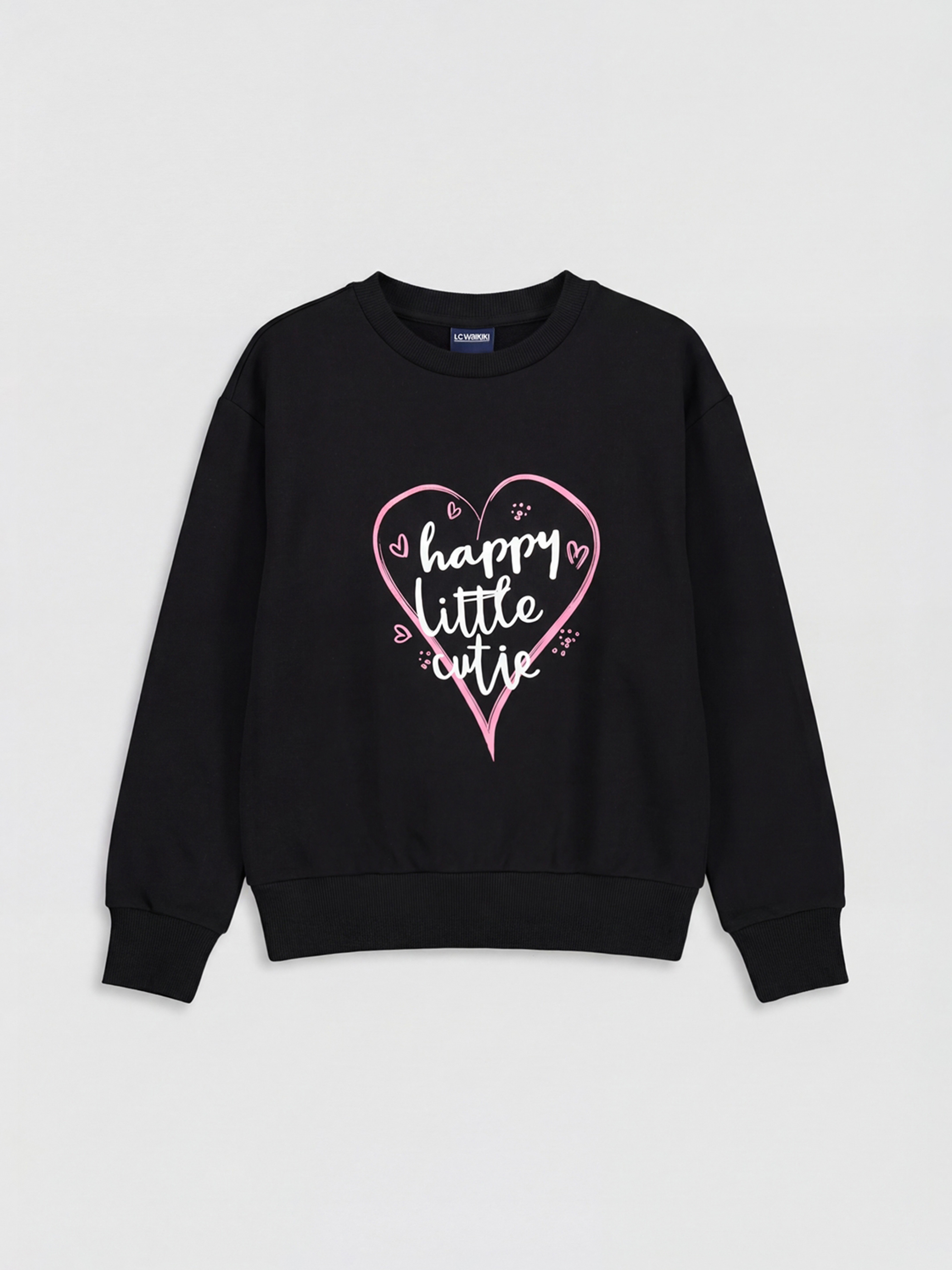 LCW Kids Printed Girls' Cozy Sweatshirt - S6MH38Z4-CVL