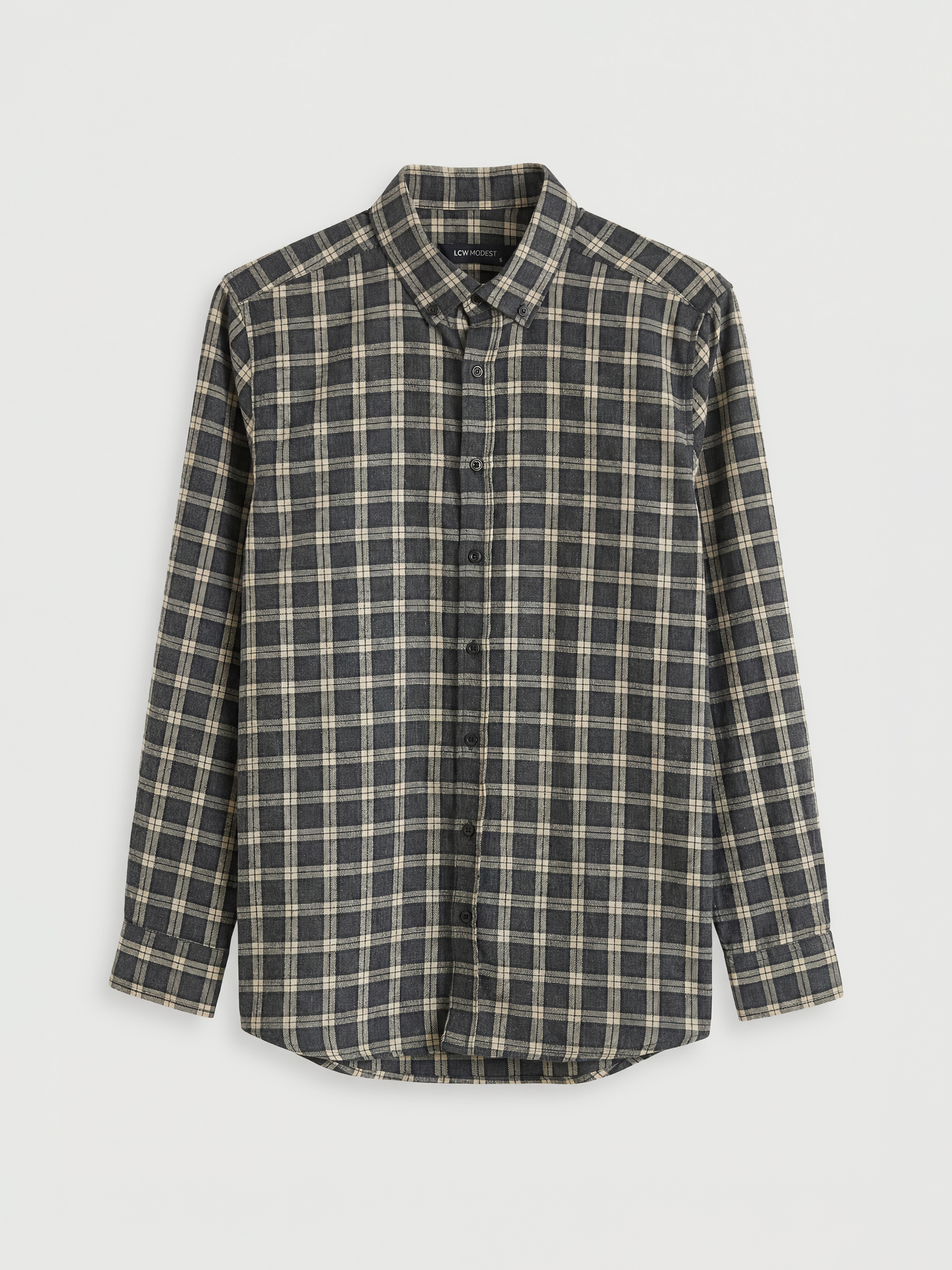 SOUTHBLUE Regular Fit Ekose Erkek Oduncu Gömlek - S6MI25Z8-LKN