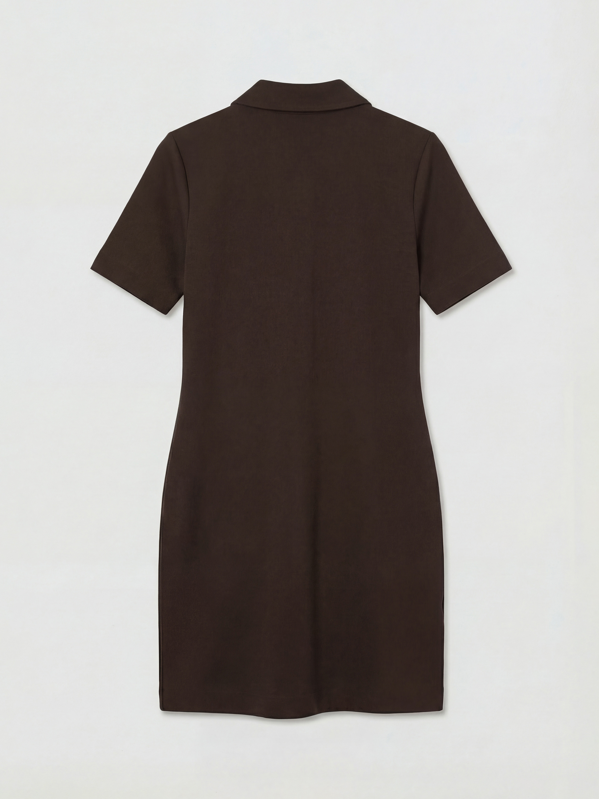 Mini haljina sa polo kragnom-5