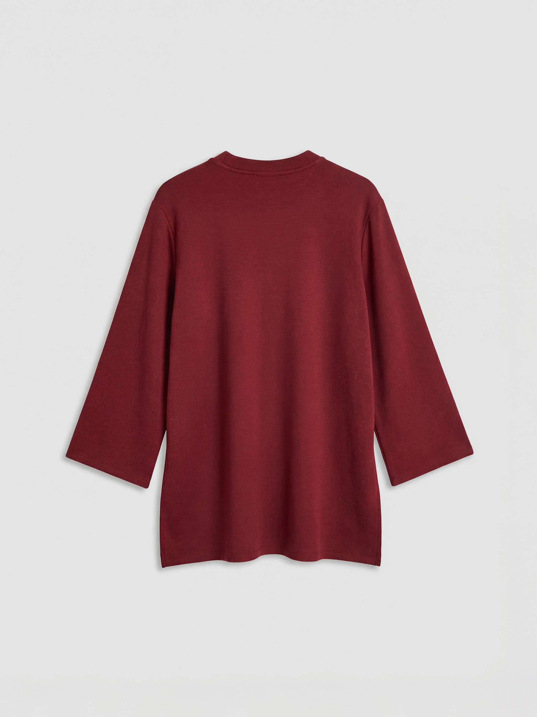 Woman BORDEAUX Sweatshirt Tunic-2