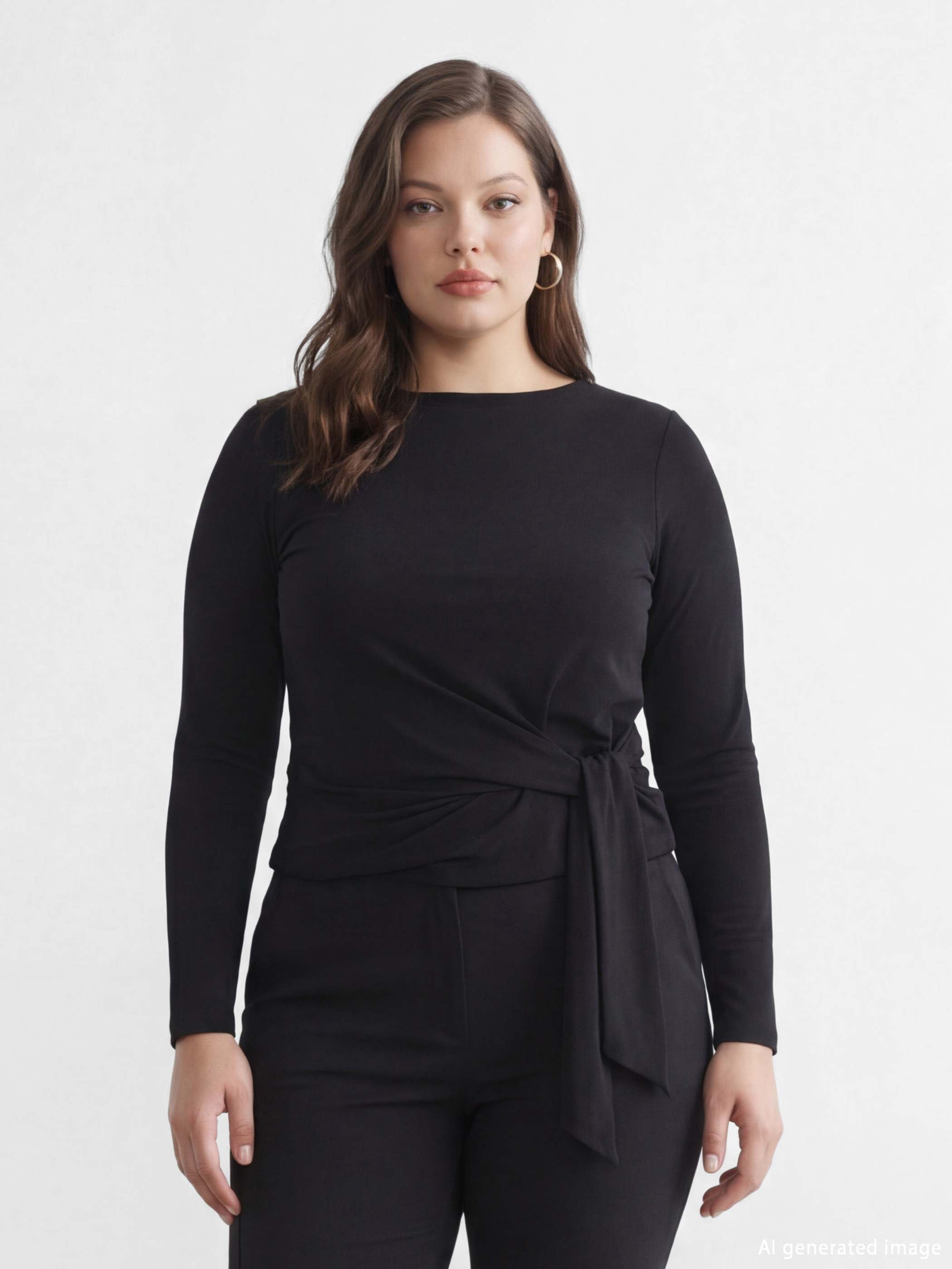 LCWAIKIKI Classic Bisiklet Yaka Bağlama Detaylı Kadın Body - S6MO86Z8-CVL