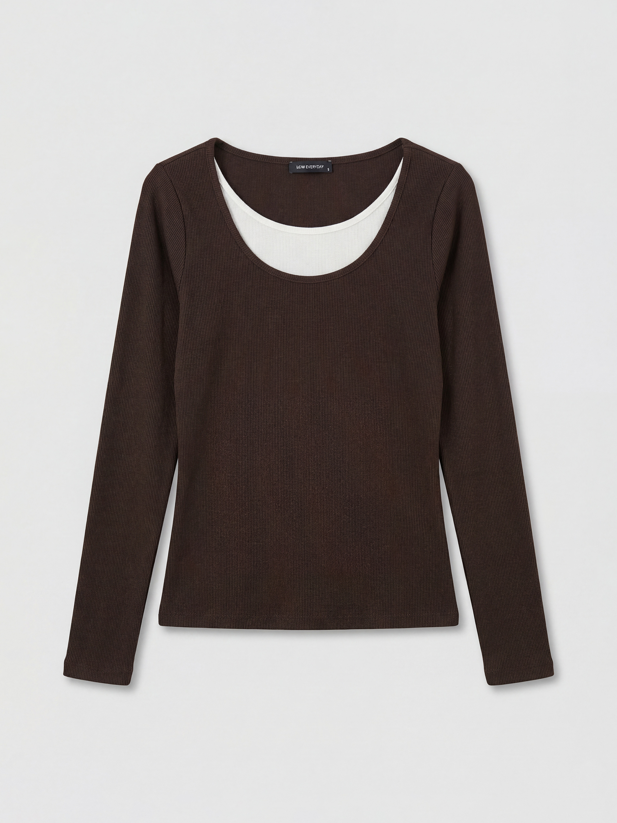 LCWAIKIKI Classic U Yaka Fitilli Kadın Body	 - S6MO89Z8-HDD