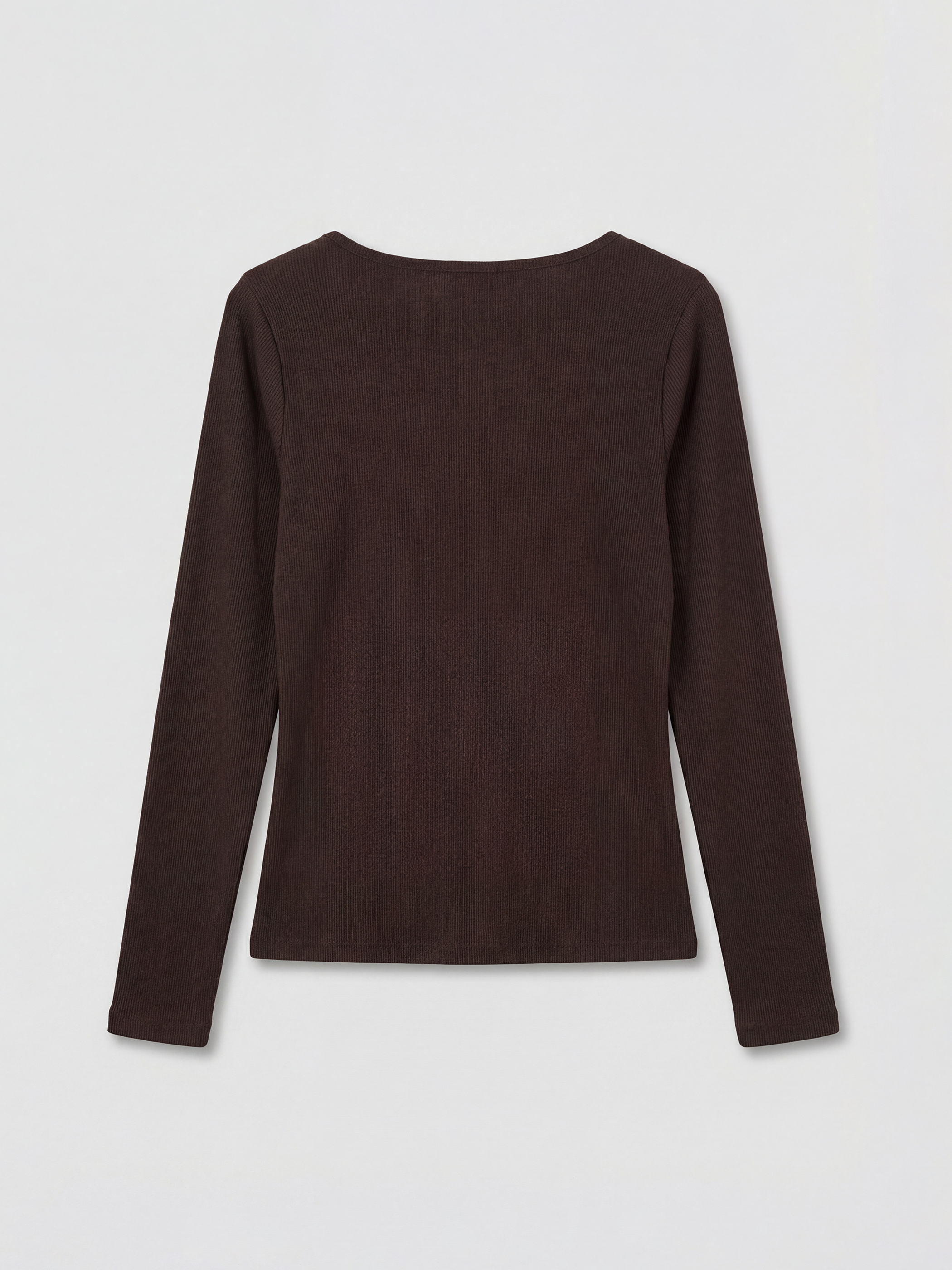 Kahverengi U Yaka Fitilli Kadın Body	-1