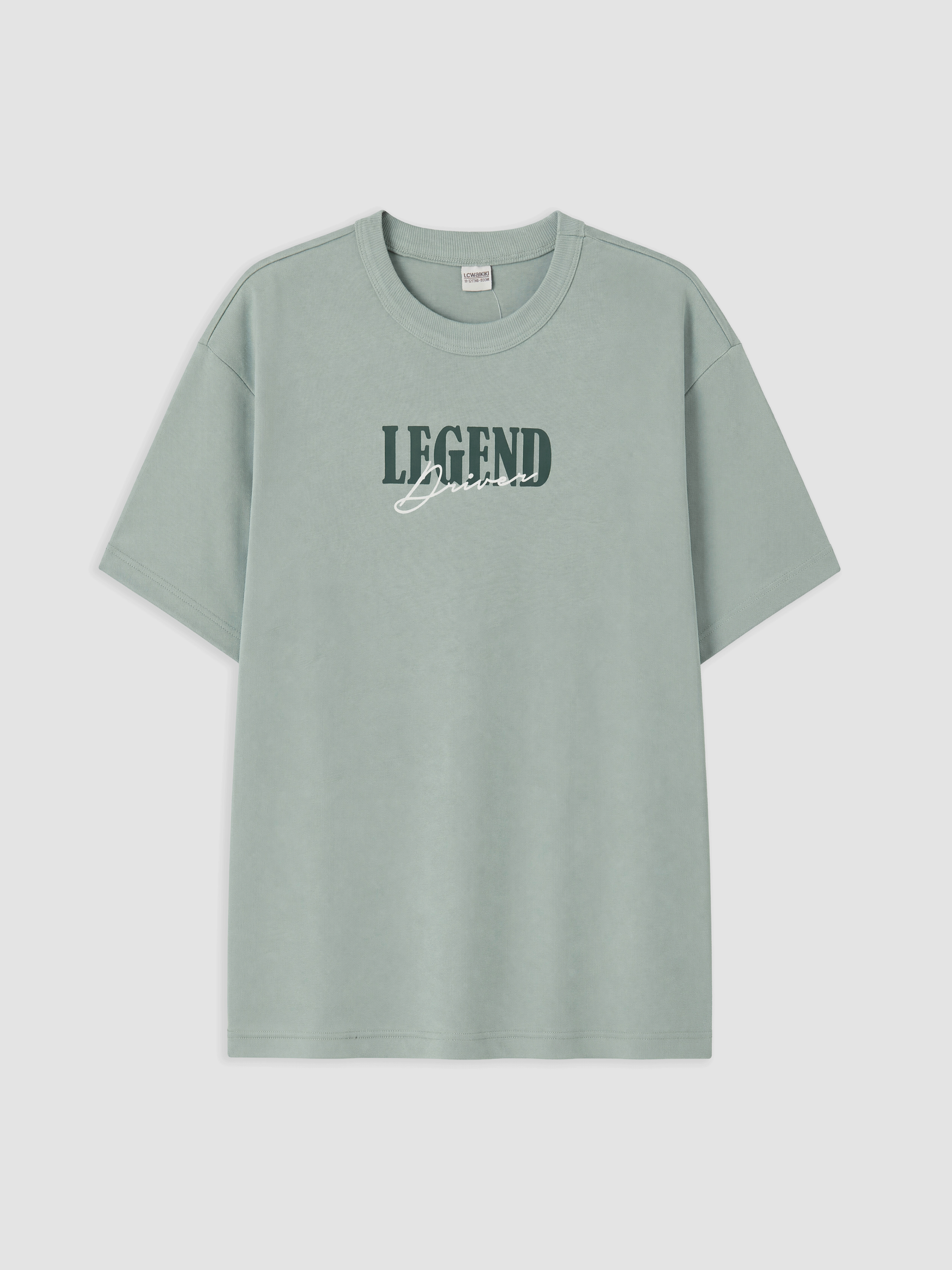 LCW Kids Boy Green T-Shirt
