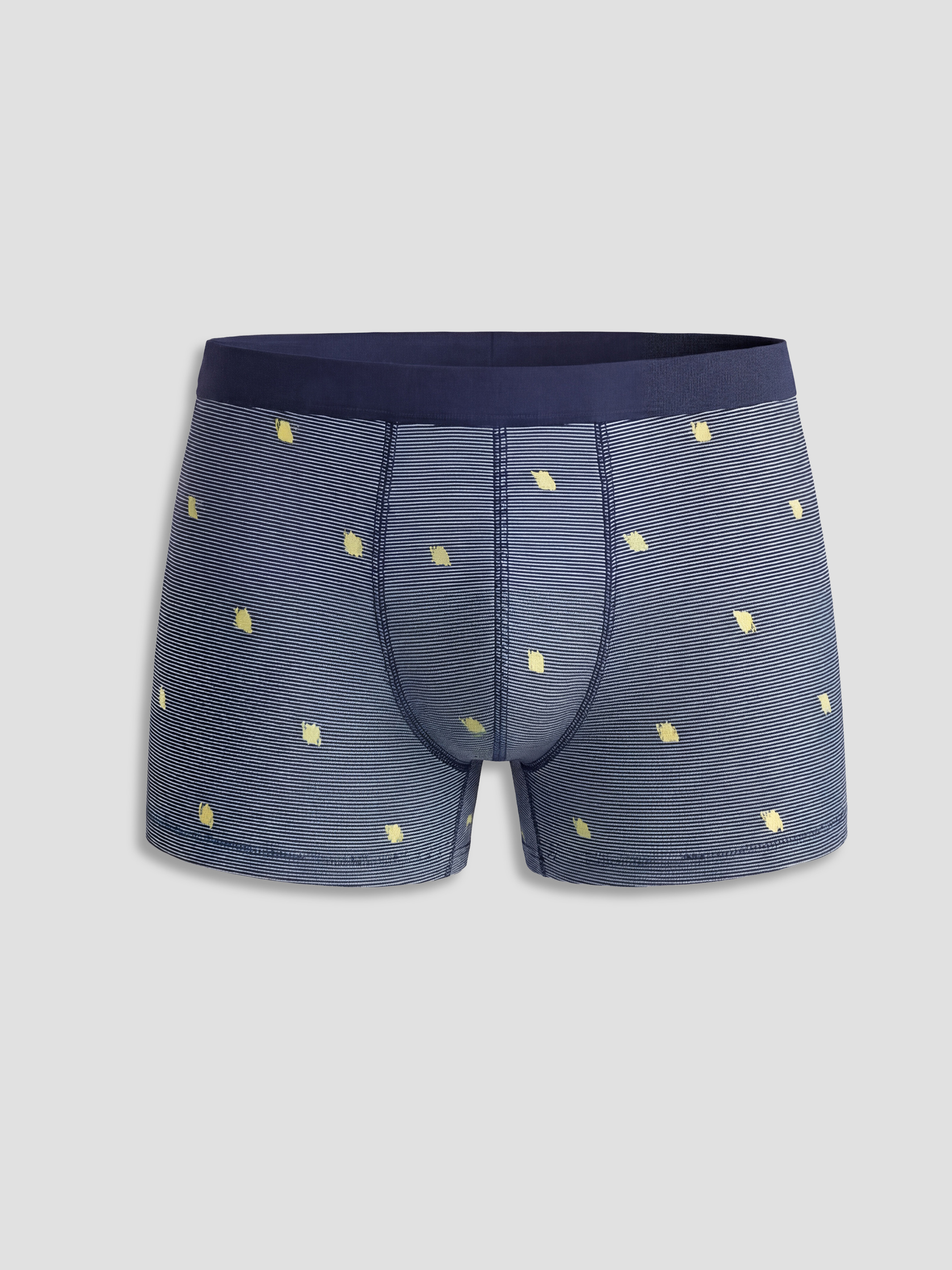 Lacivert Standart Kalıp Pamuklu Esnek Erkek Boxer 5'li-4