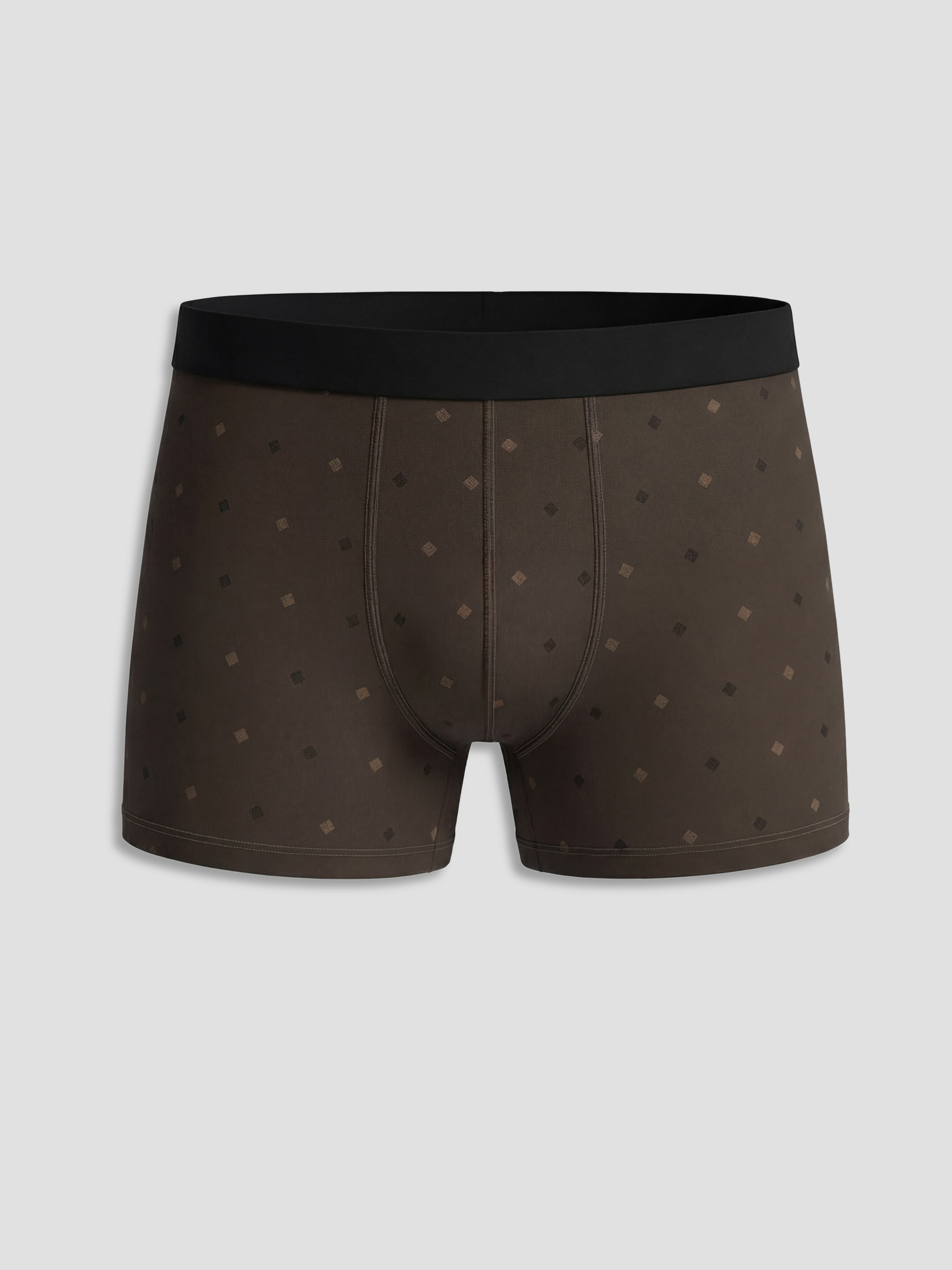 Siyah Standart Kalıp Pamuklu Esnek Erkek Boxer 7'li-3