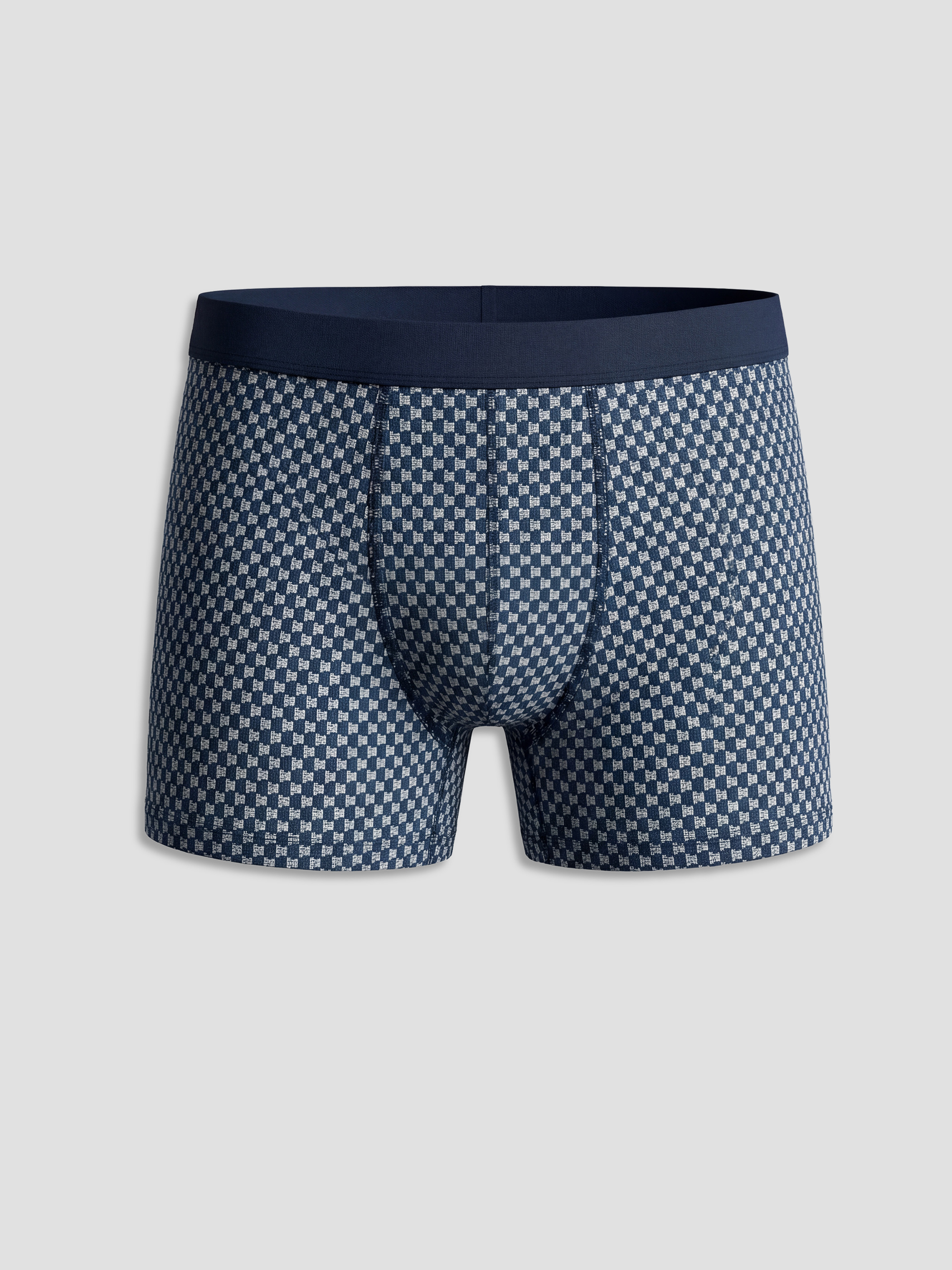 Siyah Standart Kalıp Pamuklu Erkek Boxer 7'li-1