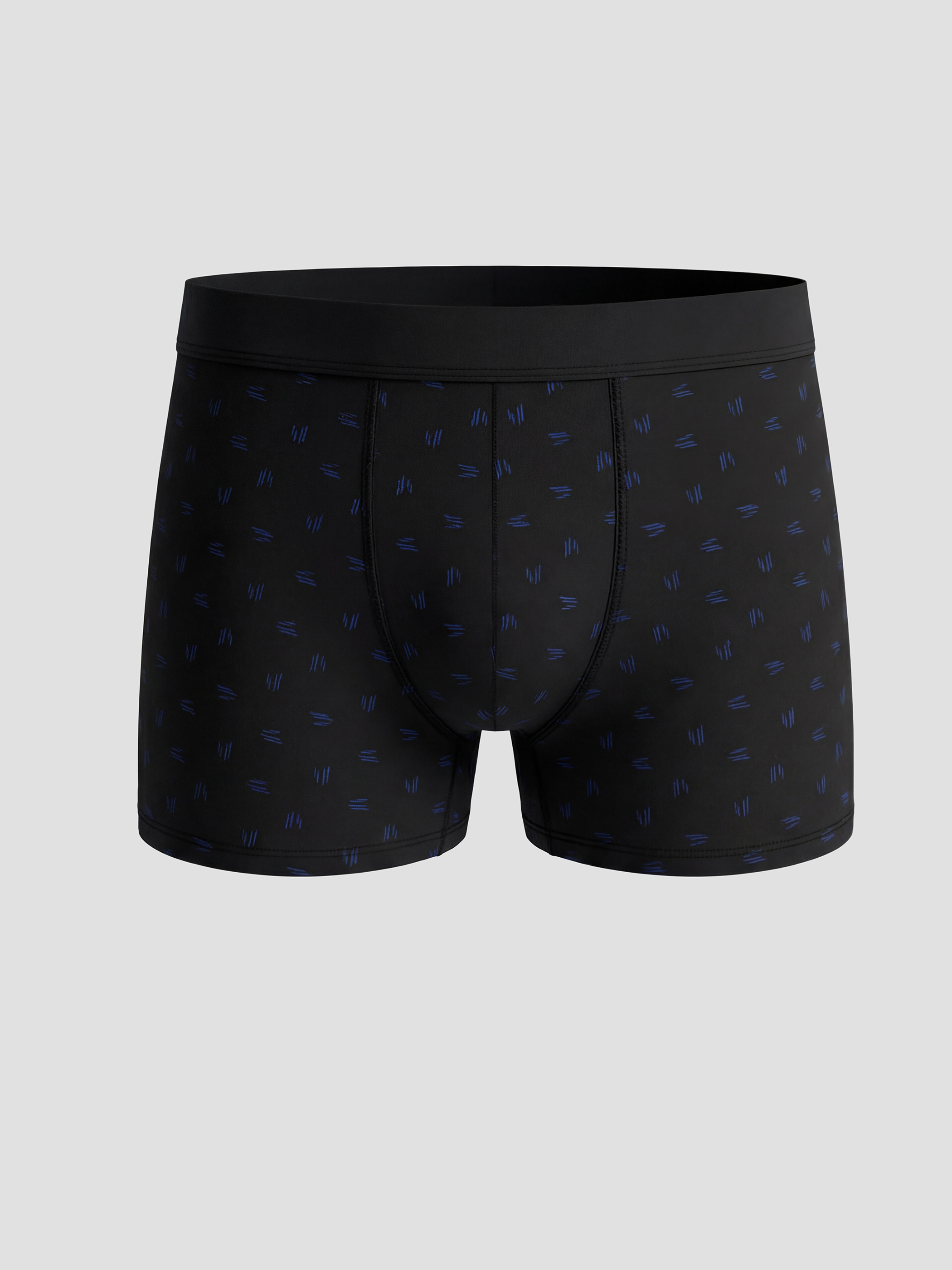 Siyah Standart Kalıp Pamuklu Erkek Boxer 7'li-2