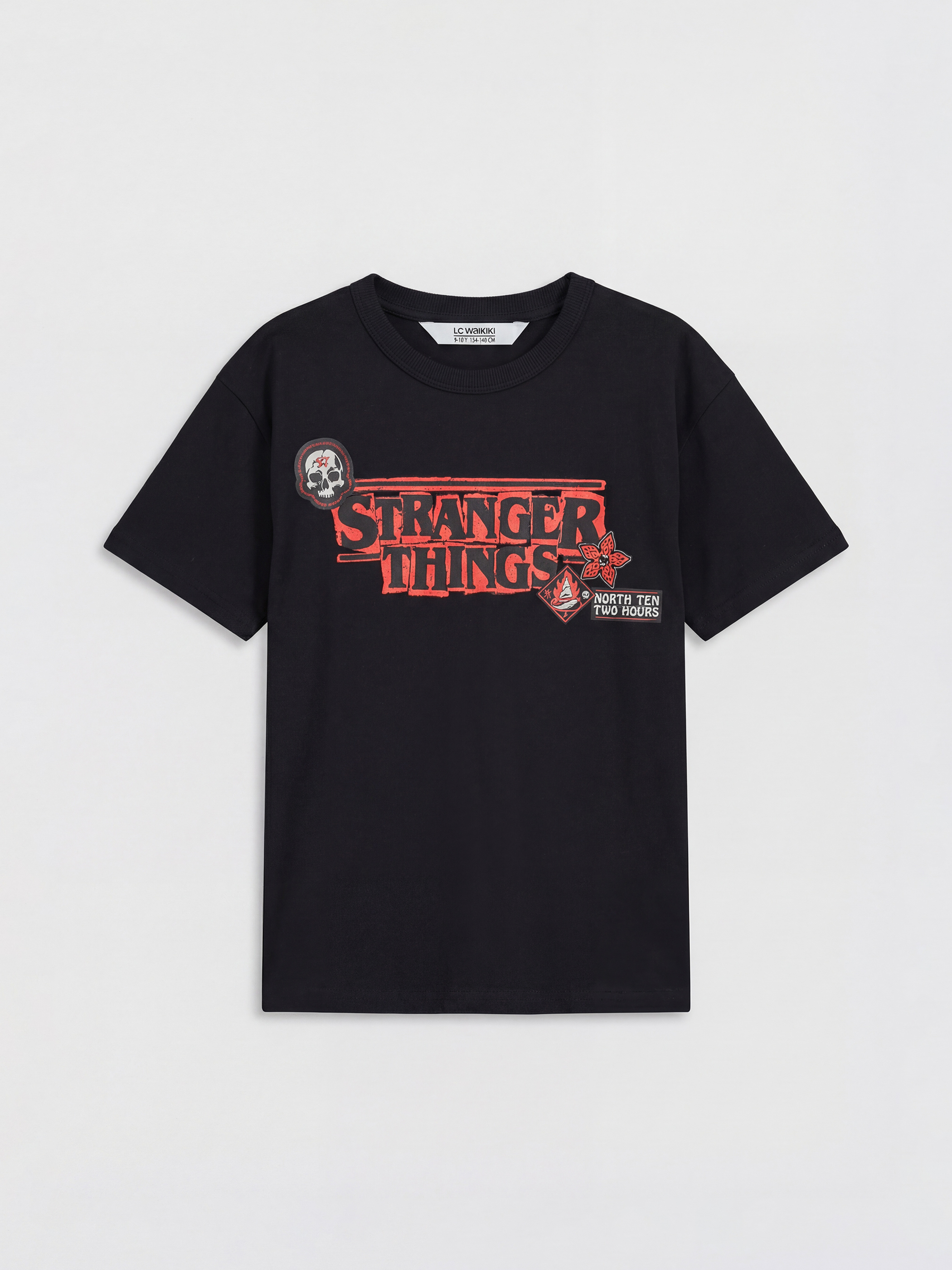 LCW Kids Stranger Things Baskılı Erkek Çocuk Tişört - S6MS94Z4-CVL