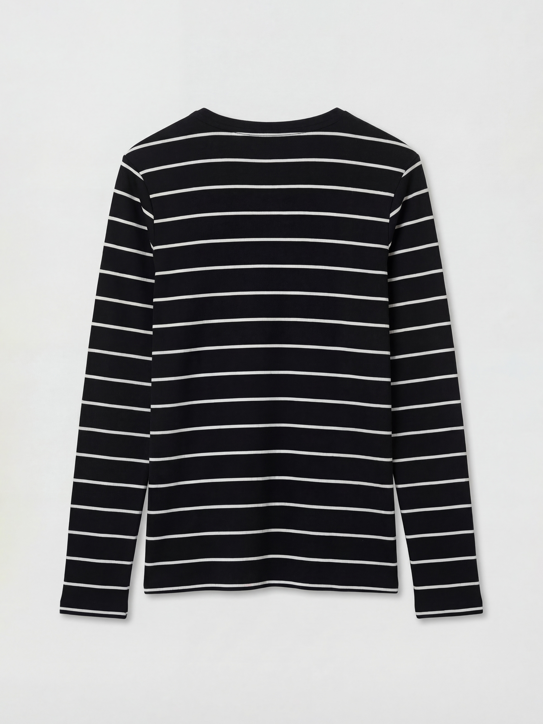 Ekru Bisiklet Yaka Çizgili Kadın Body-1