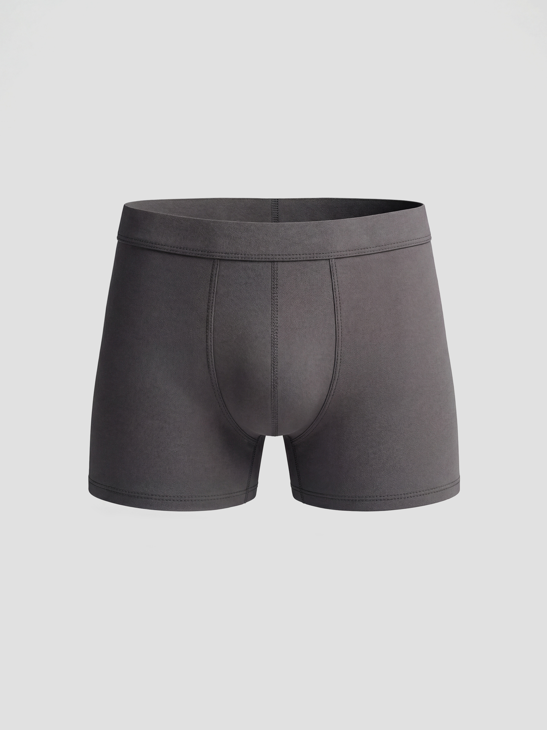 Kahverengi Standart Kalıp Pamuklu Esnek Erkek Boxer 5'li-1