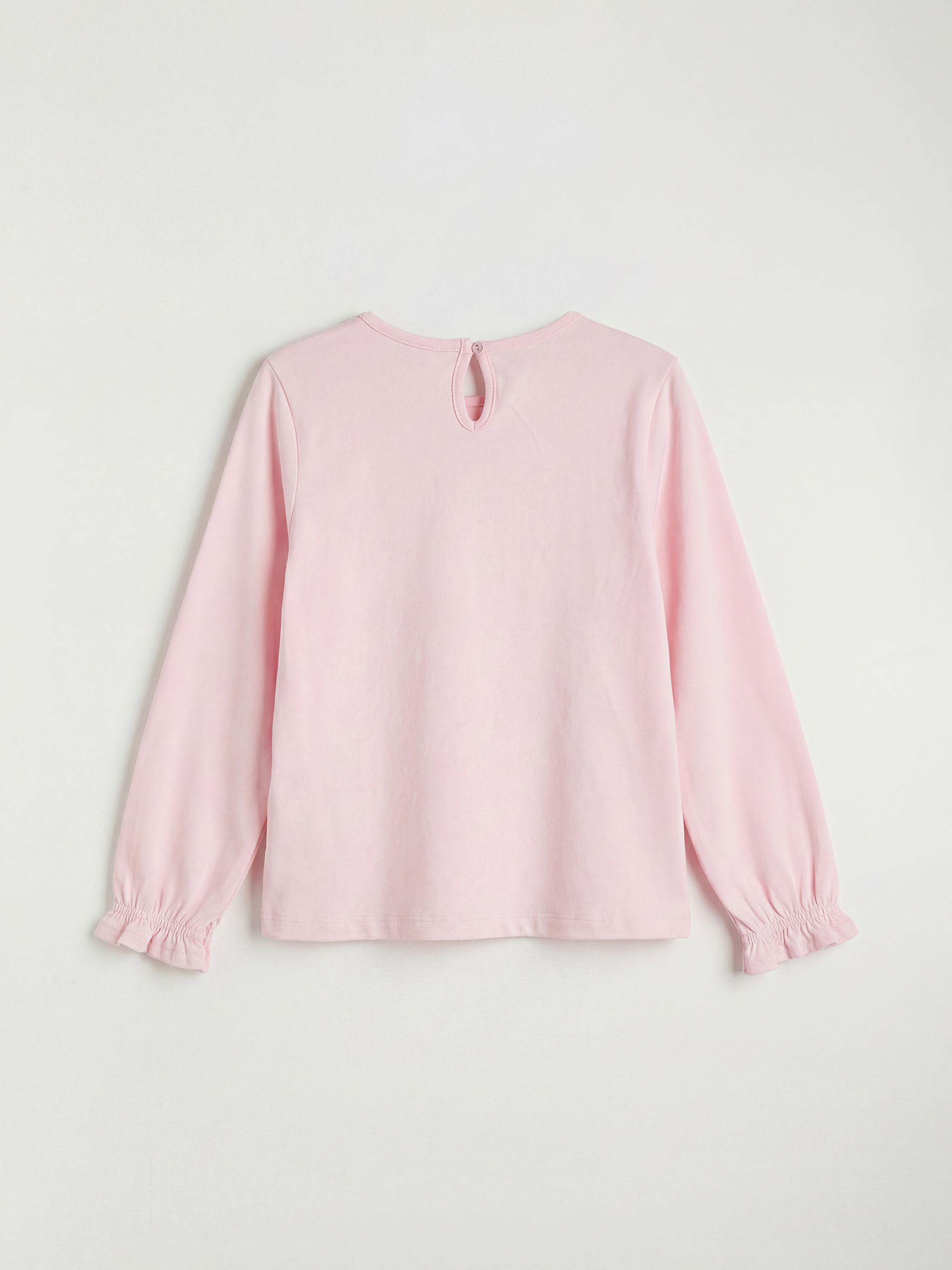 Pembe Bisiklet Yaka Barbie Baskılı Kız Çocuk Tişört ve Tayt-2