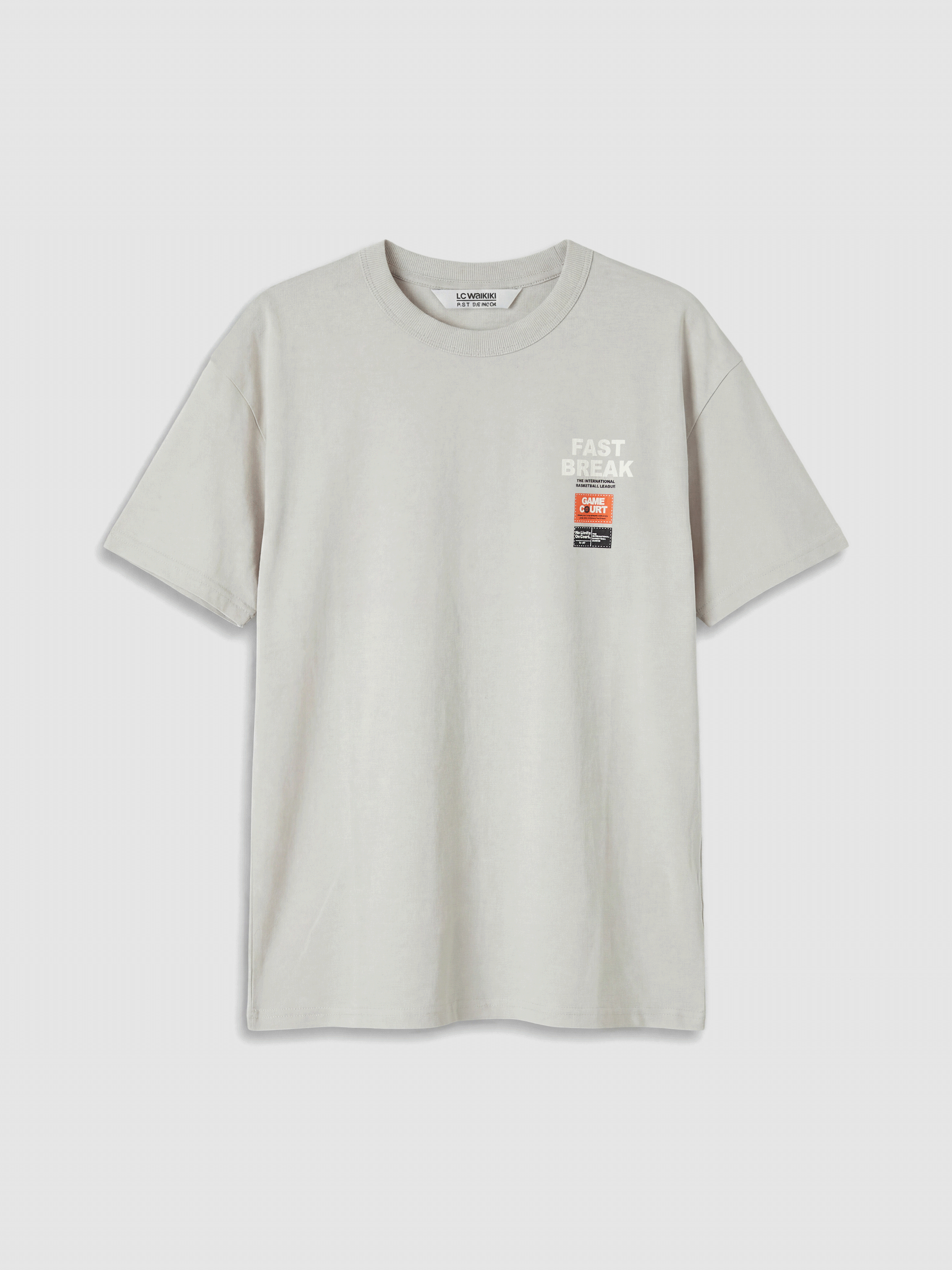 LCW Kids Crew Neck Printed Boys' T-Shirt