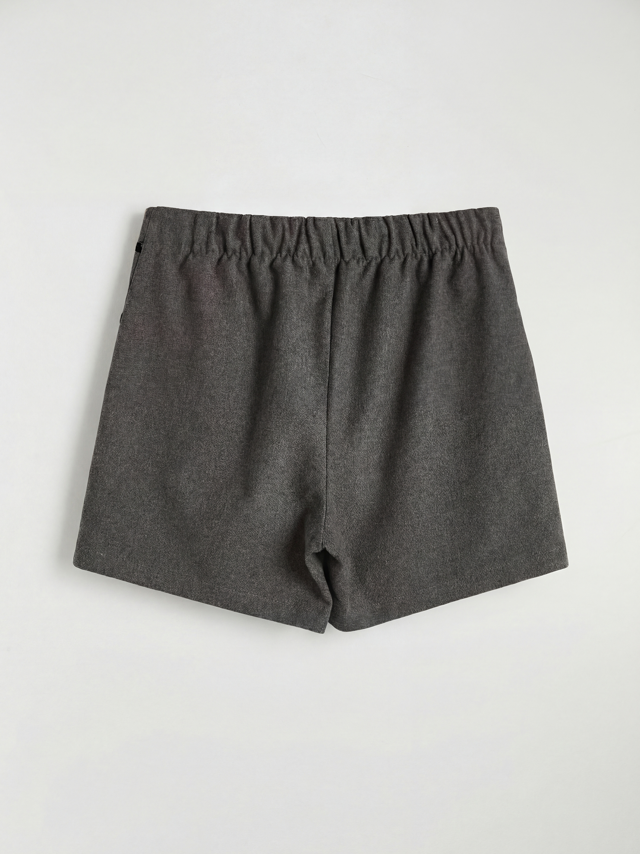 Antrasit Fiyonklu Taşlı Kız Çocuk Şort Etek ve Külotlu Çorap-2