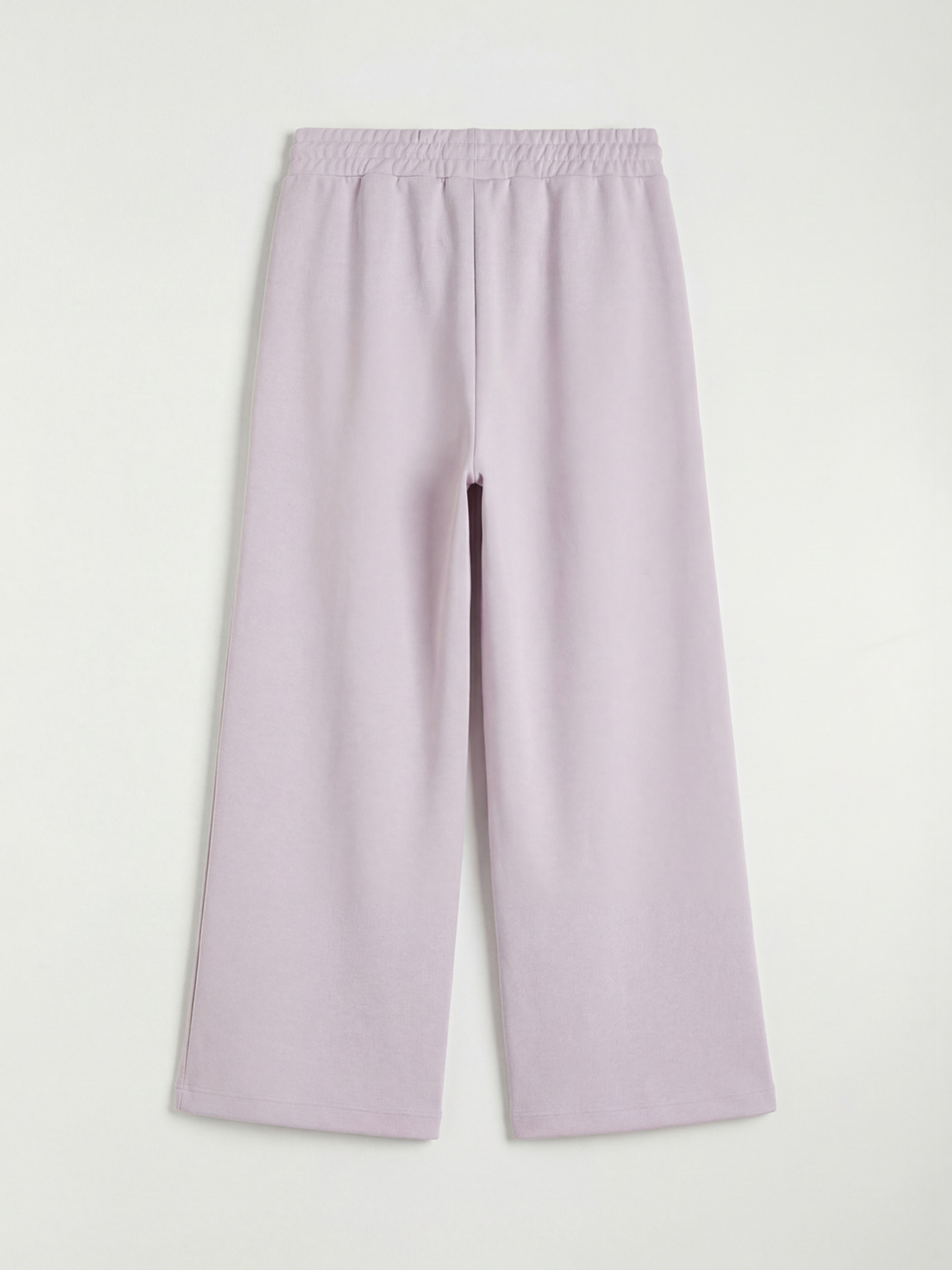 Lila Geniş Paça Kız Çocuk Soft Touch Eşofman Altı-1