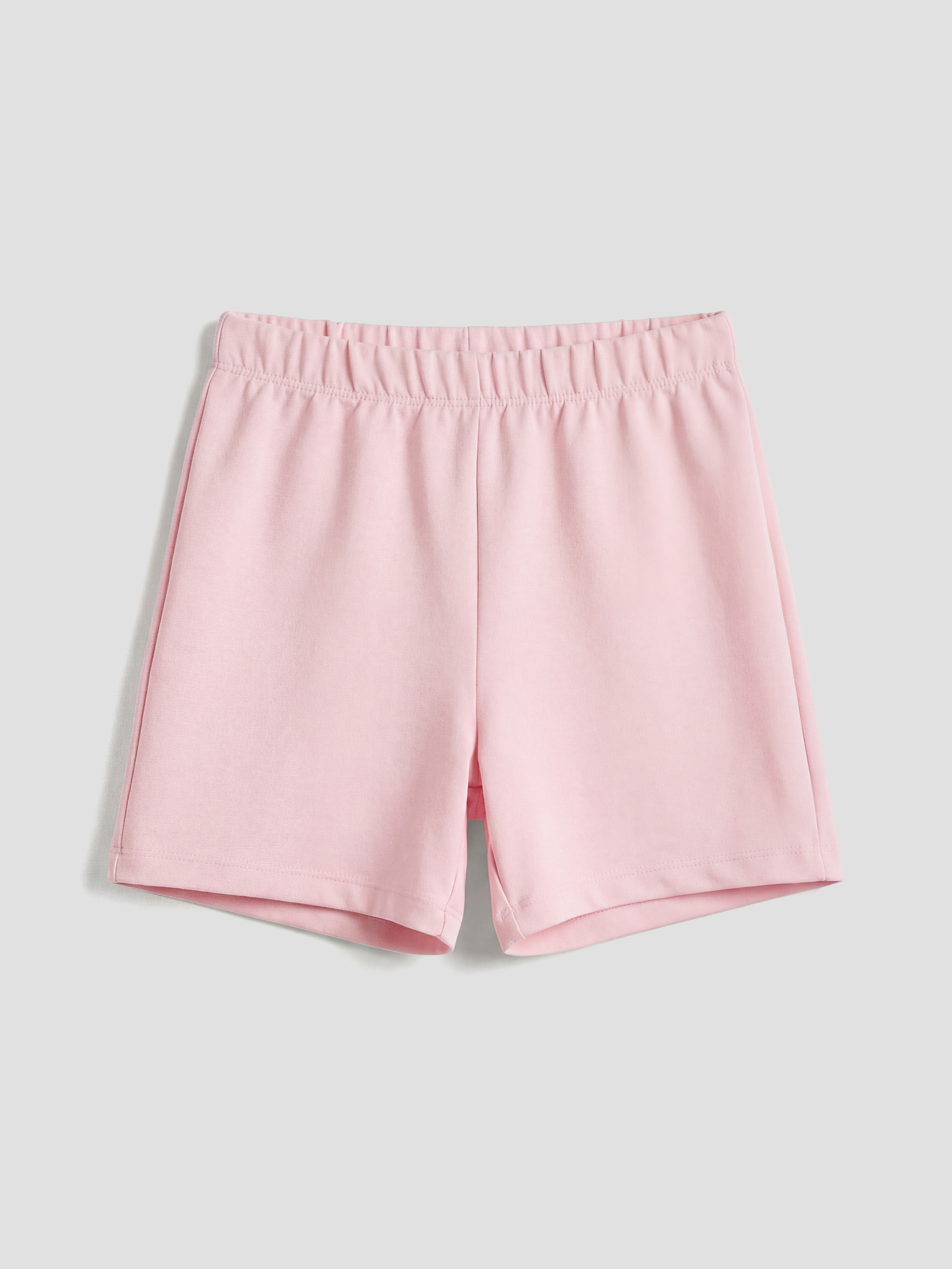 Pembe Baskılı Kız Çocuk Tişört ve Şort-3