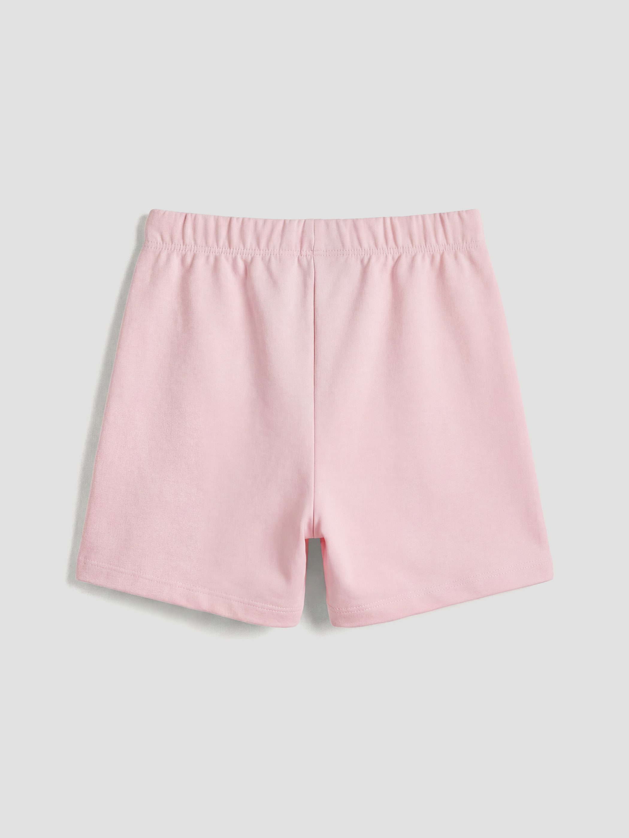 Pembe Baskılı Kız Çocuk Tişört ve Şort-4