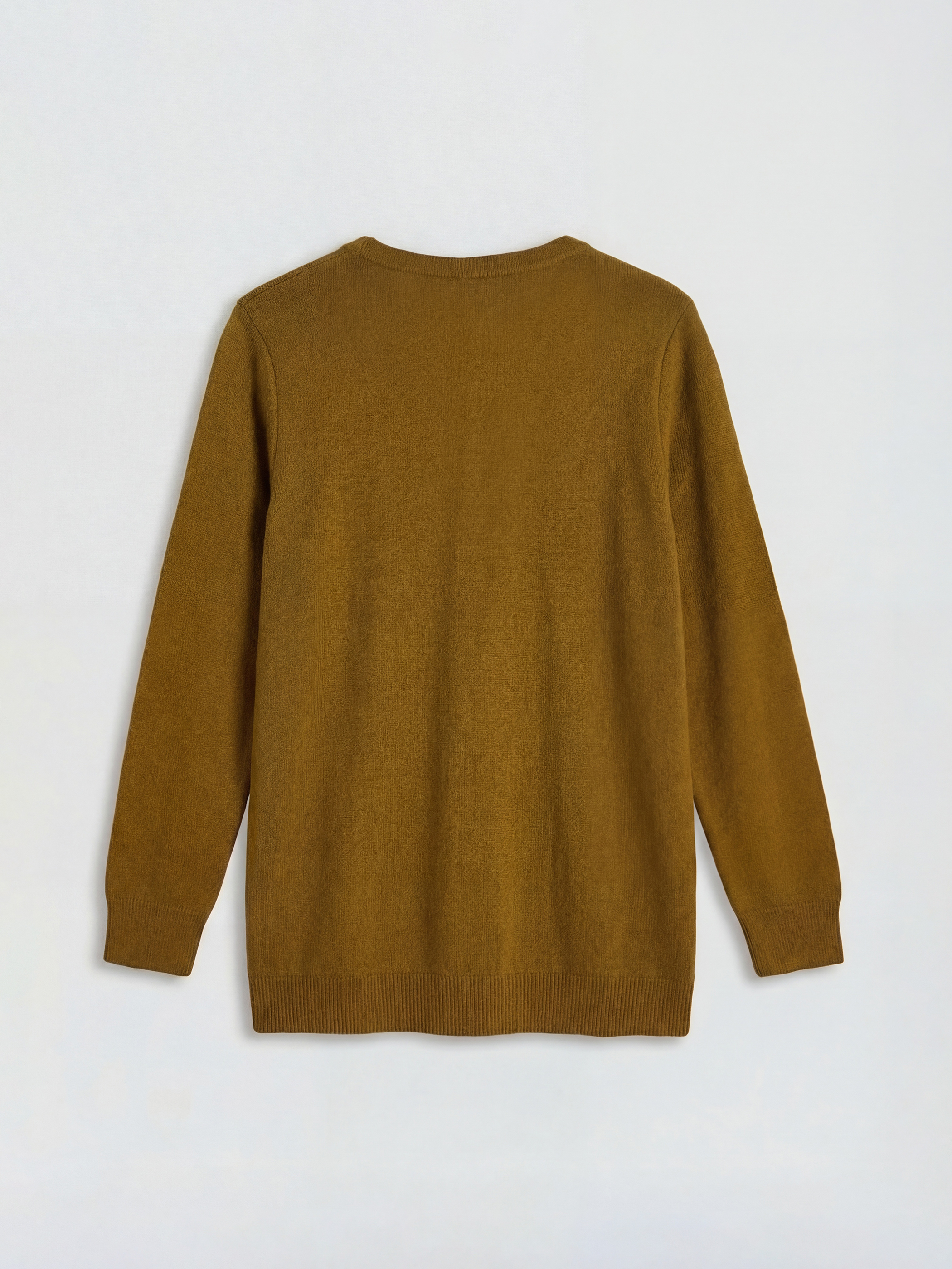 Yeşil Bisiklet Yaka Kadın Triko Hırka-5