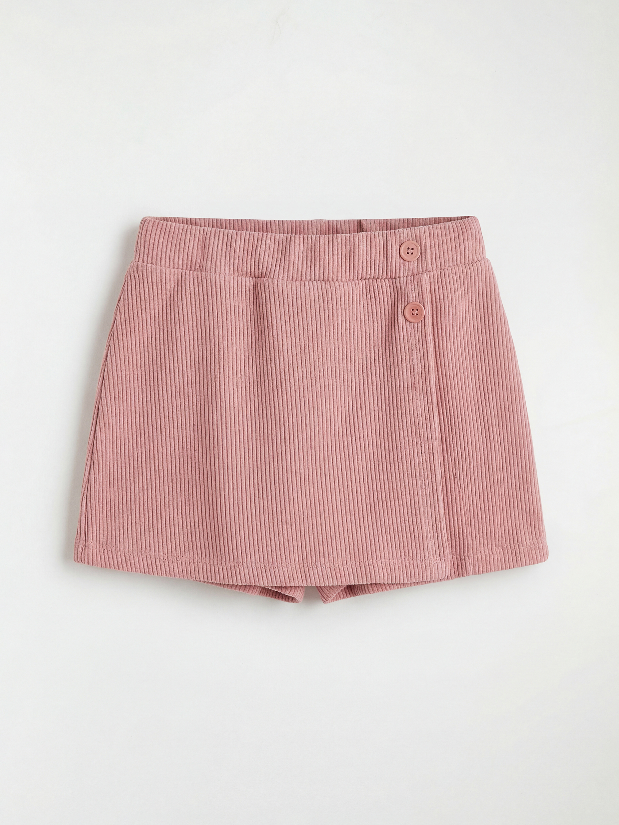 LC WAIKIKI Düğme Detaylı Kız Çocuk Şort Etek - S6N645Z1-ZEF