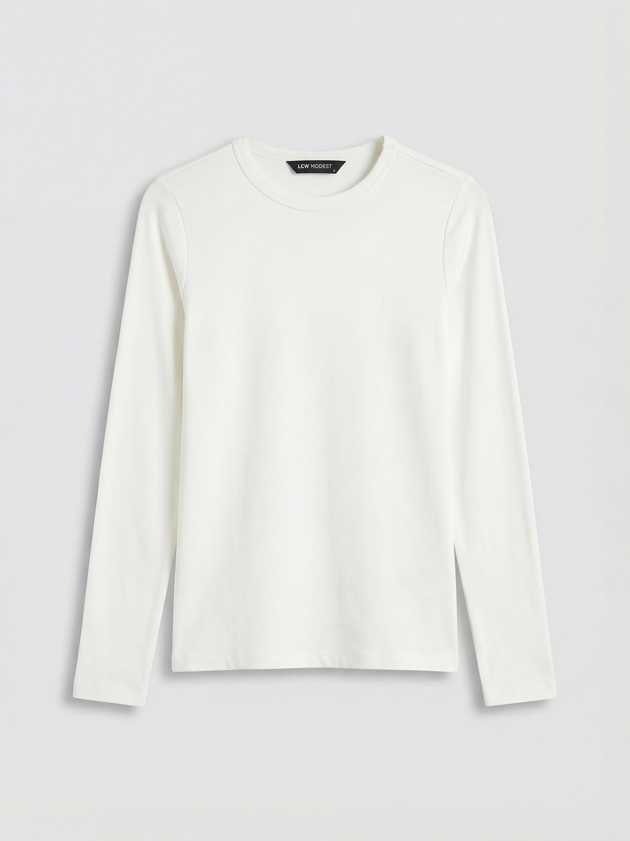 LCW Modest Bisiklet Yaka Kadın Body - S6N786Z8-R9J