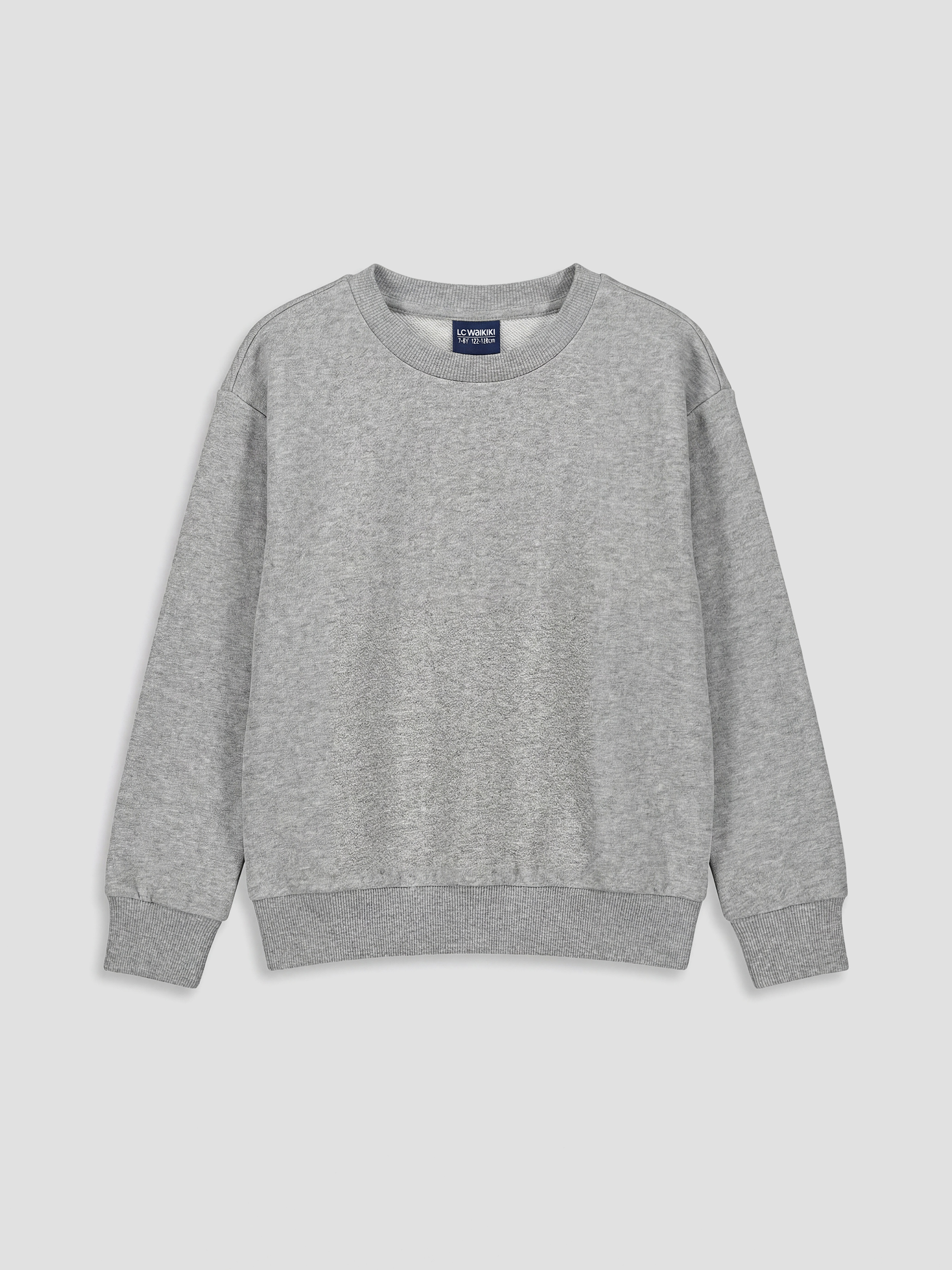 LC WAIKIKI Bisiklet Yaka Uzun Kollu Kız Çocuk Sweatshirt - S6N930Z4-CT3