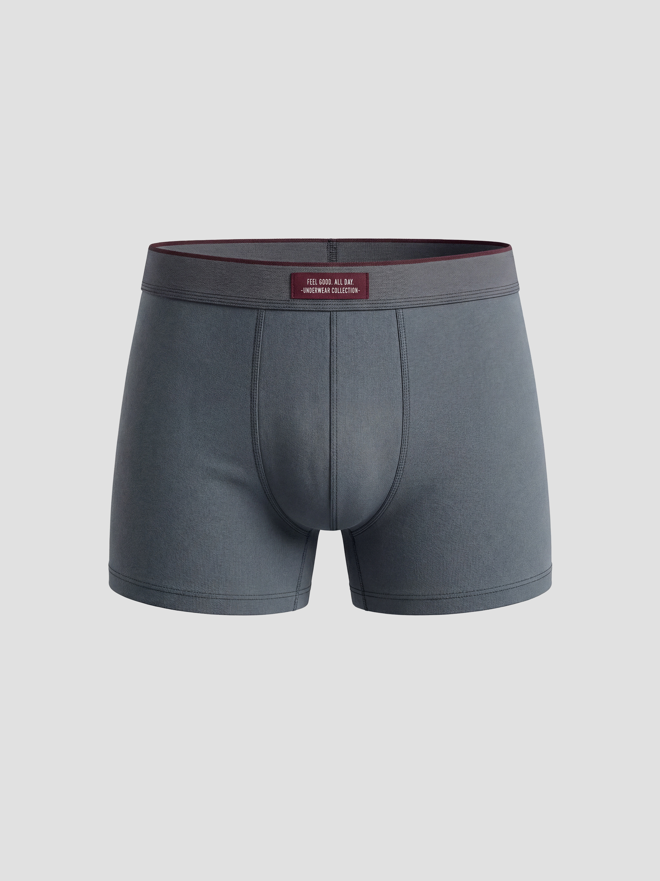 Siyah Standart Kalıp Pamuklu Esnek Erkek Boxer 3'lü	-1