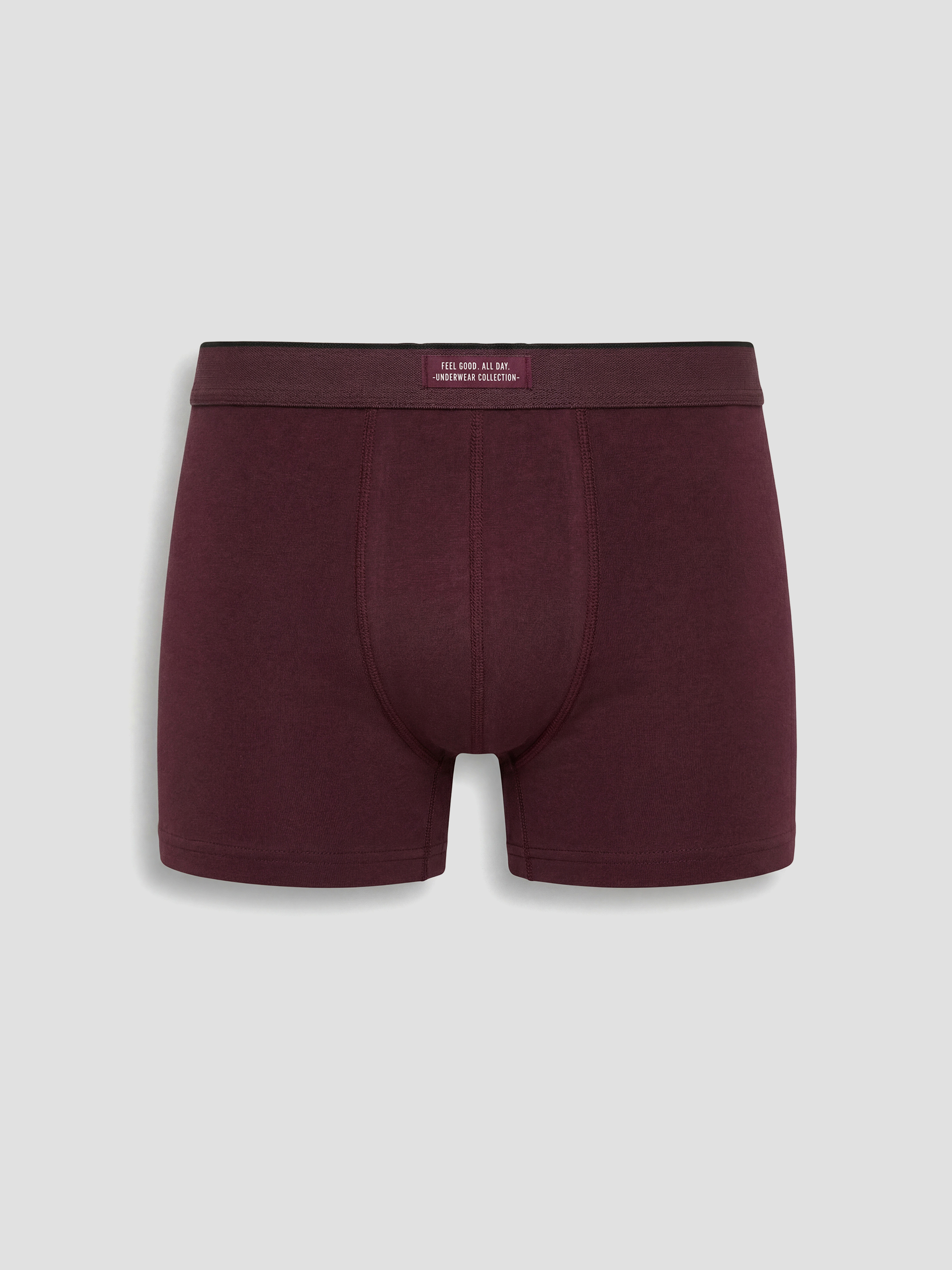 Siyah Standart Kalıp Pamuklu Esnek Erkek Boxer 3'lü	-3