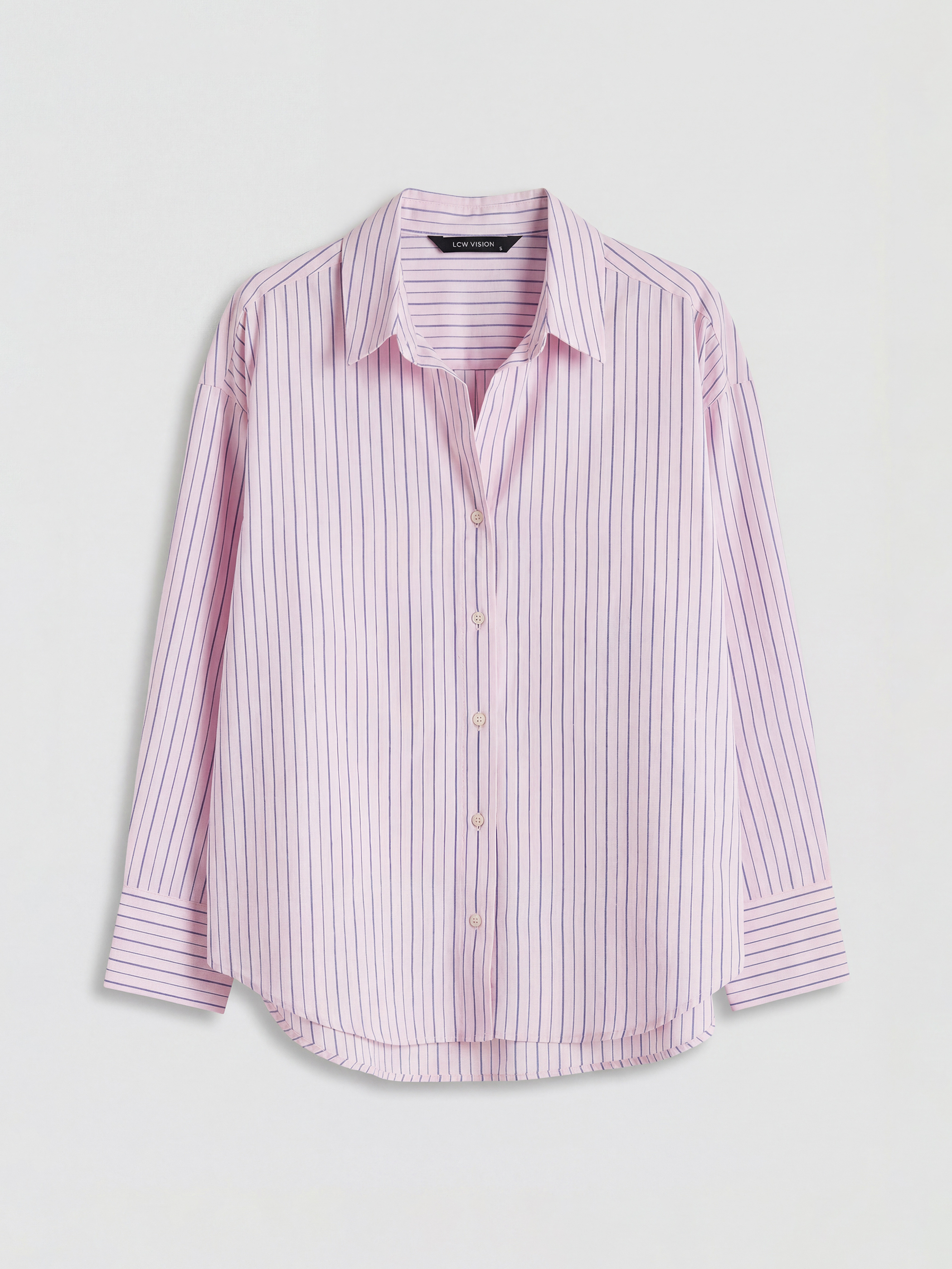 LCW Vision Çizgili Kadın Gömlek - S6NA68Z8-LHK
