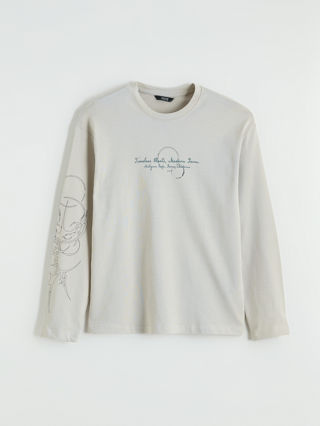 XSIDE Baskılı Bisiklet Yaka Erkek Sweatshirt - S6NC54Z8-FKQ