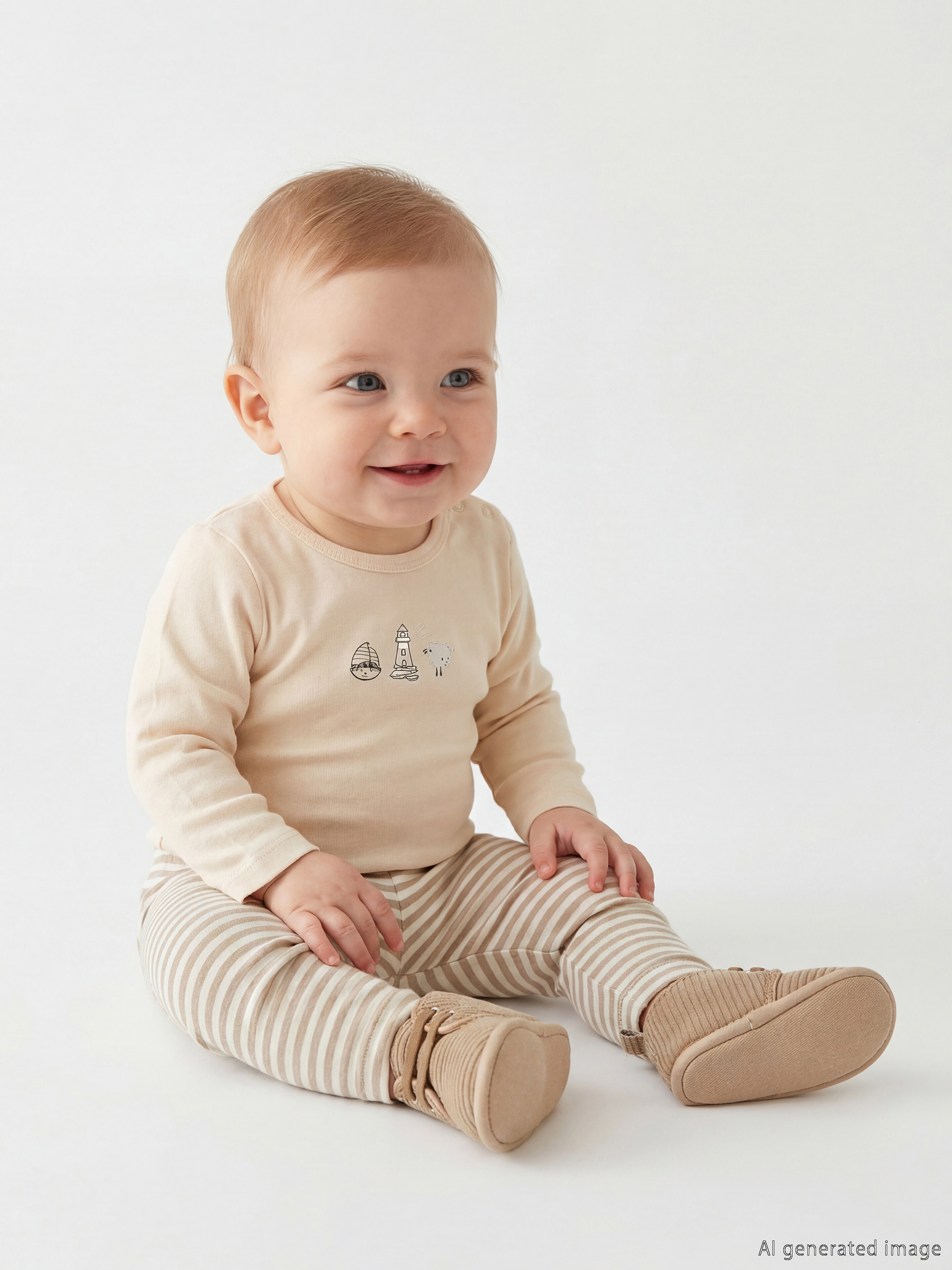 LCW baby Baskılı Erkek Bebek Çıtçıtlı Body ve Eşofman Altı - S6NC83Z1-YGQ