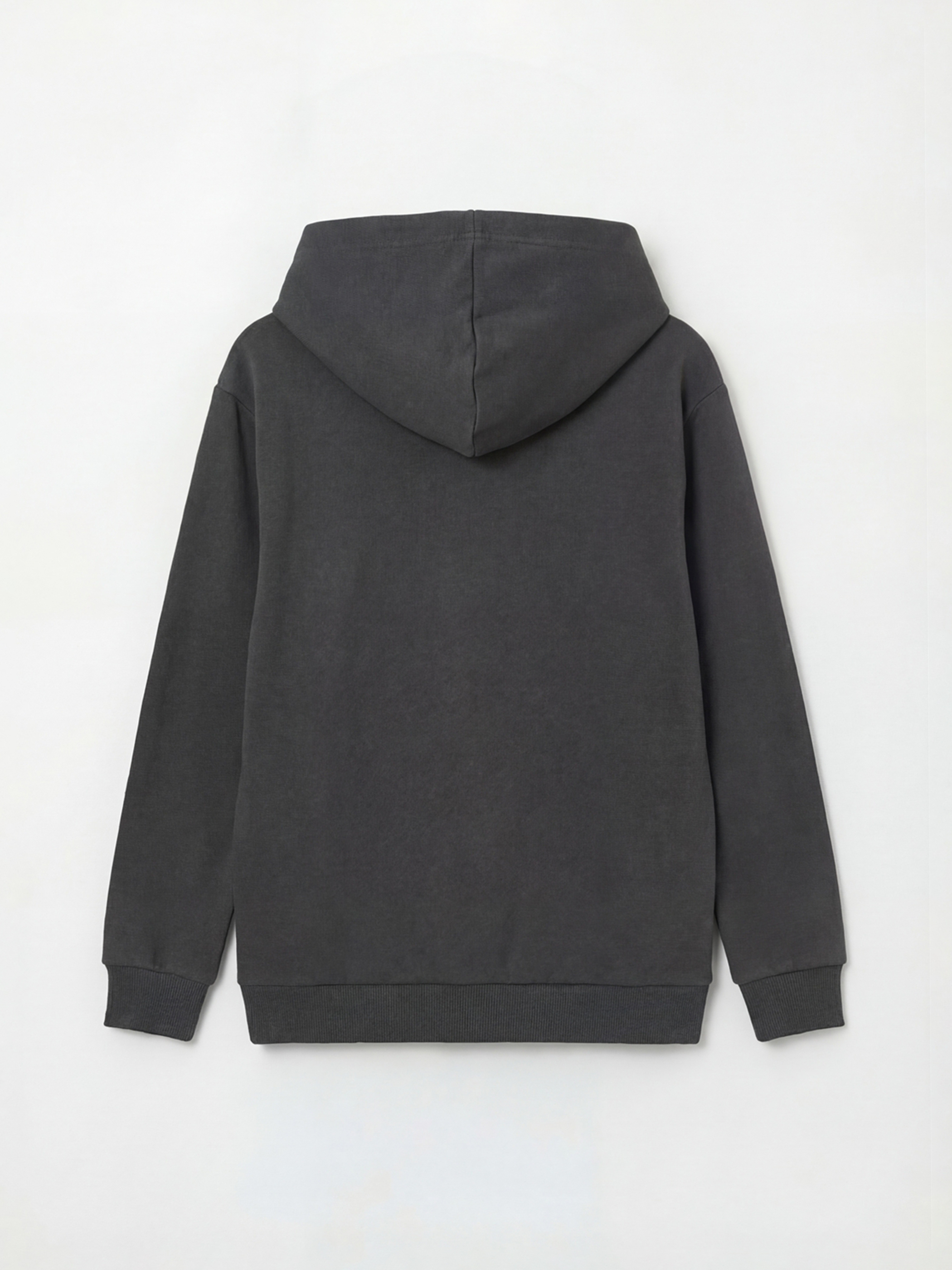 Antrasit Kapüşonlu Erkek Çocuk Kalın Sweatshirt-1