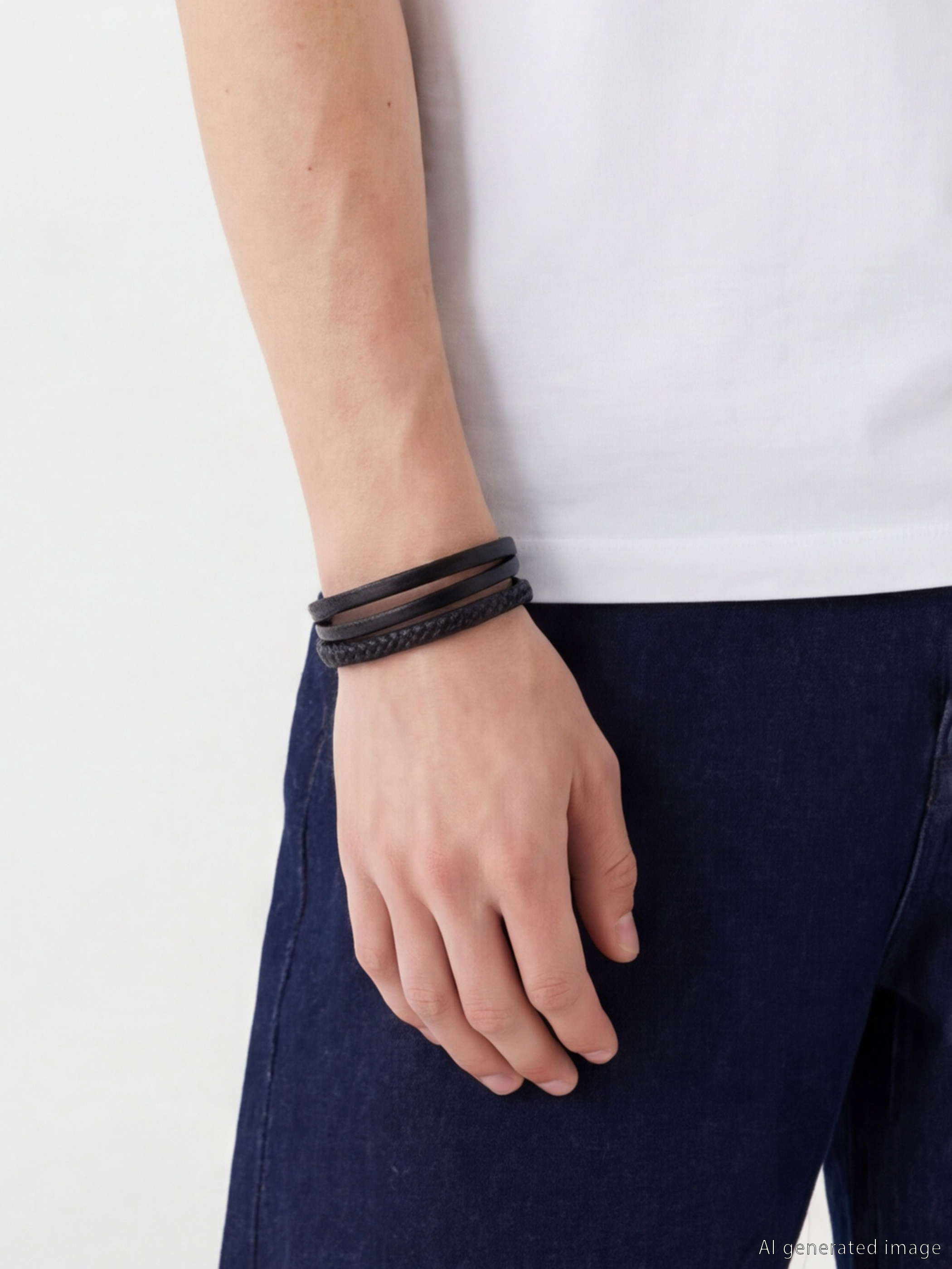 Siyah Erkek Bileklik-1