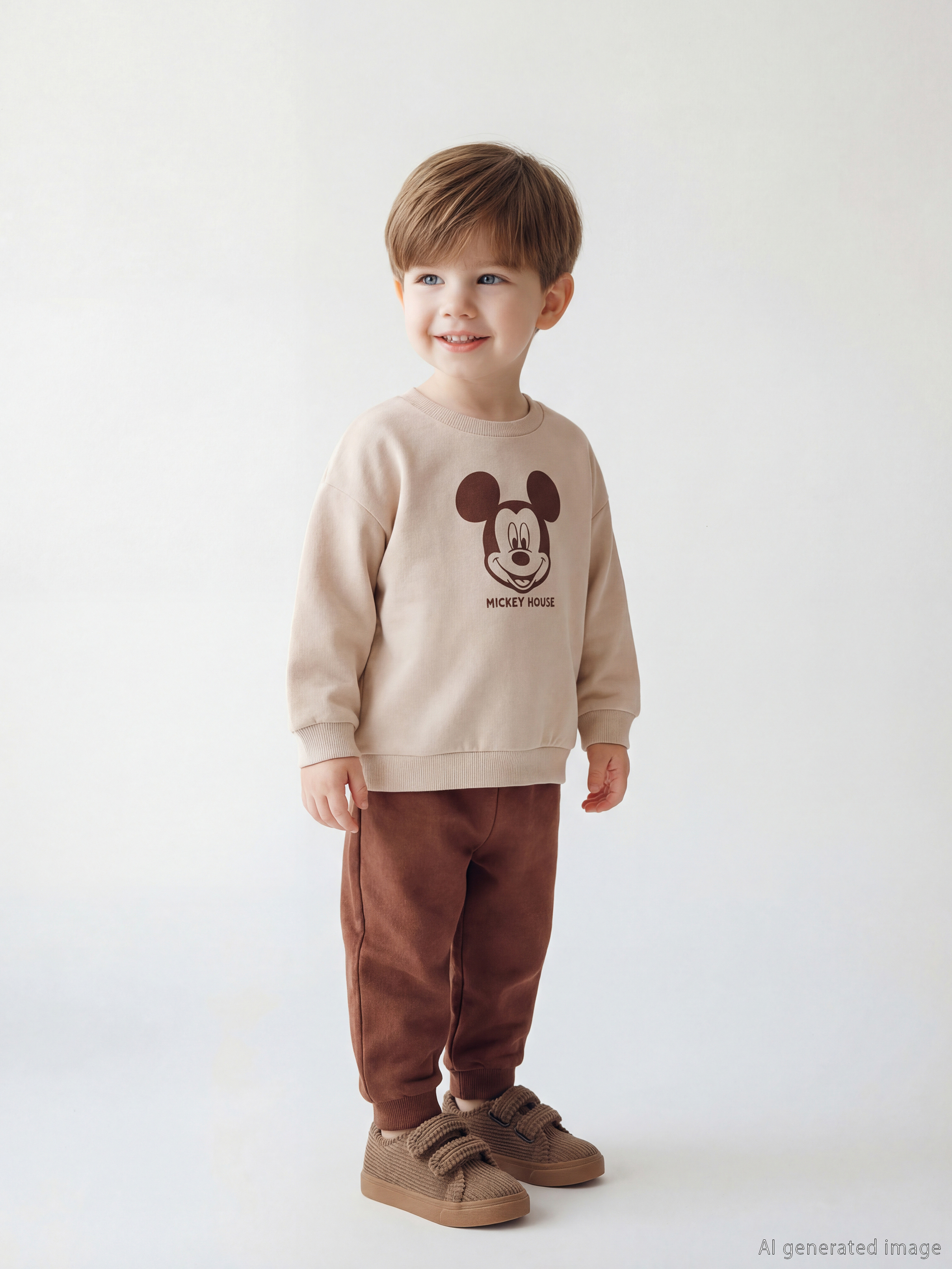LCW baby Set de trening și hanorac pentru băieți cu imprimeu Mickey Mouse