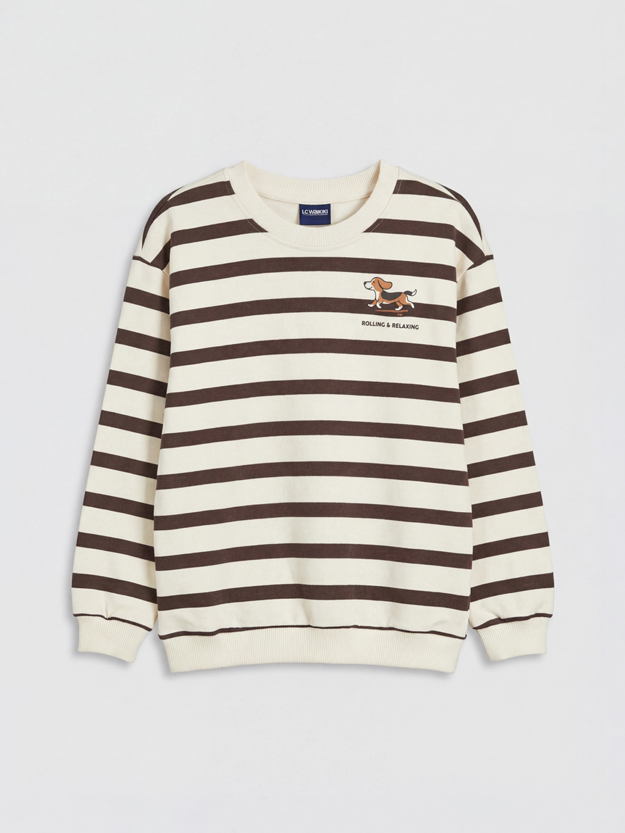 LCW baby Çizgili Erkek Çocuk Sweatshirt - S6NF25Z1-LEW