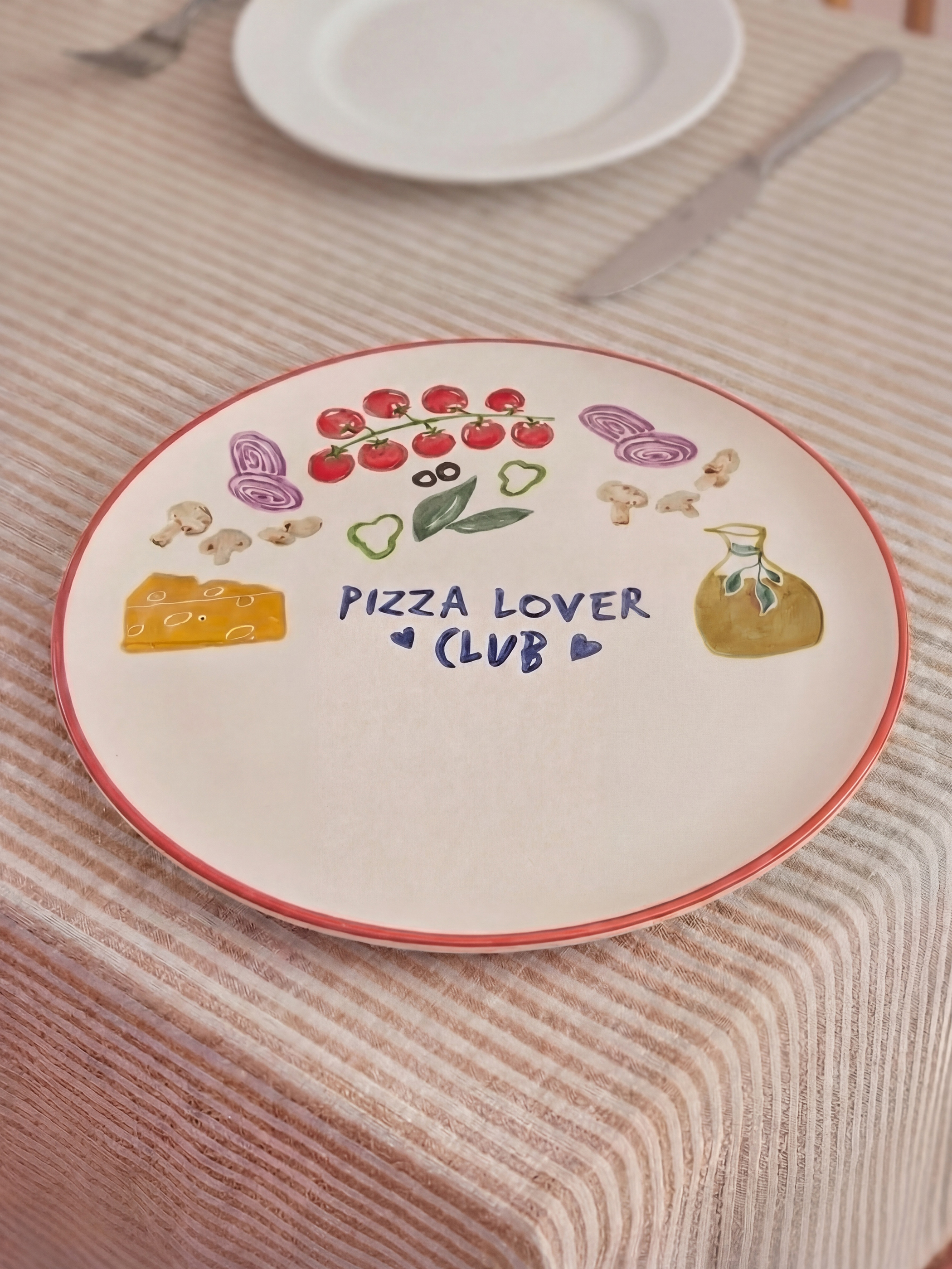 LCW HOME  Baskılı Yuvarlak Seramik Tabak - S6NF84Z8-F9C