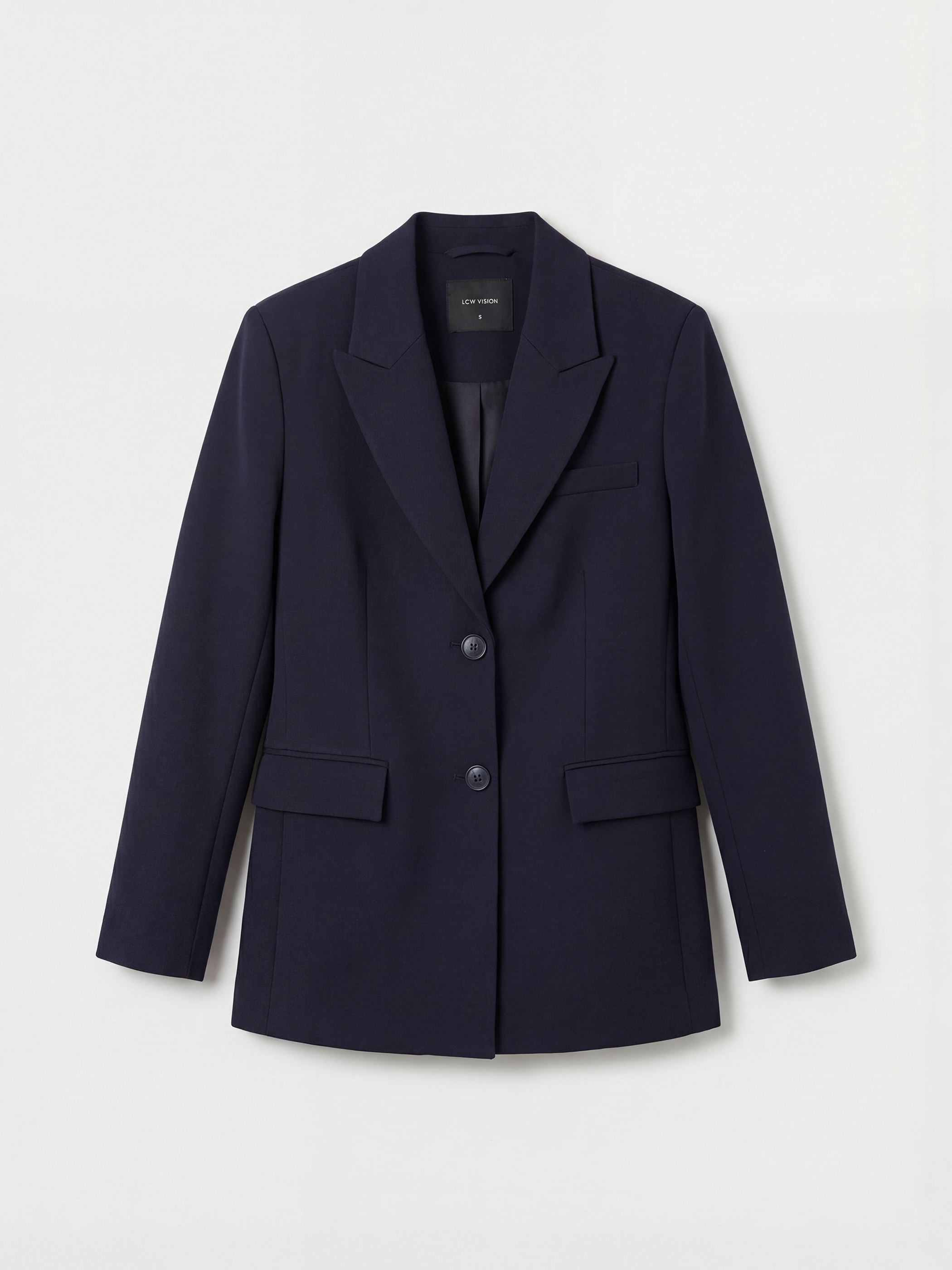 LCW Vision Krep Kadın Blazer Ceket - S6NH82Z8-CT8