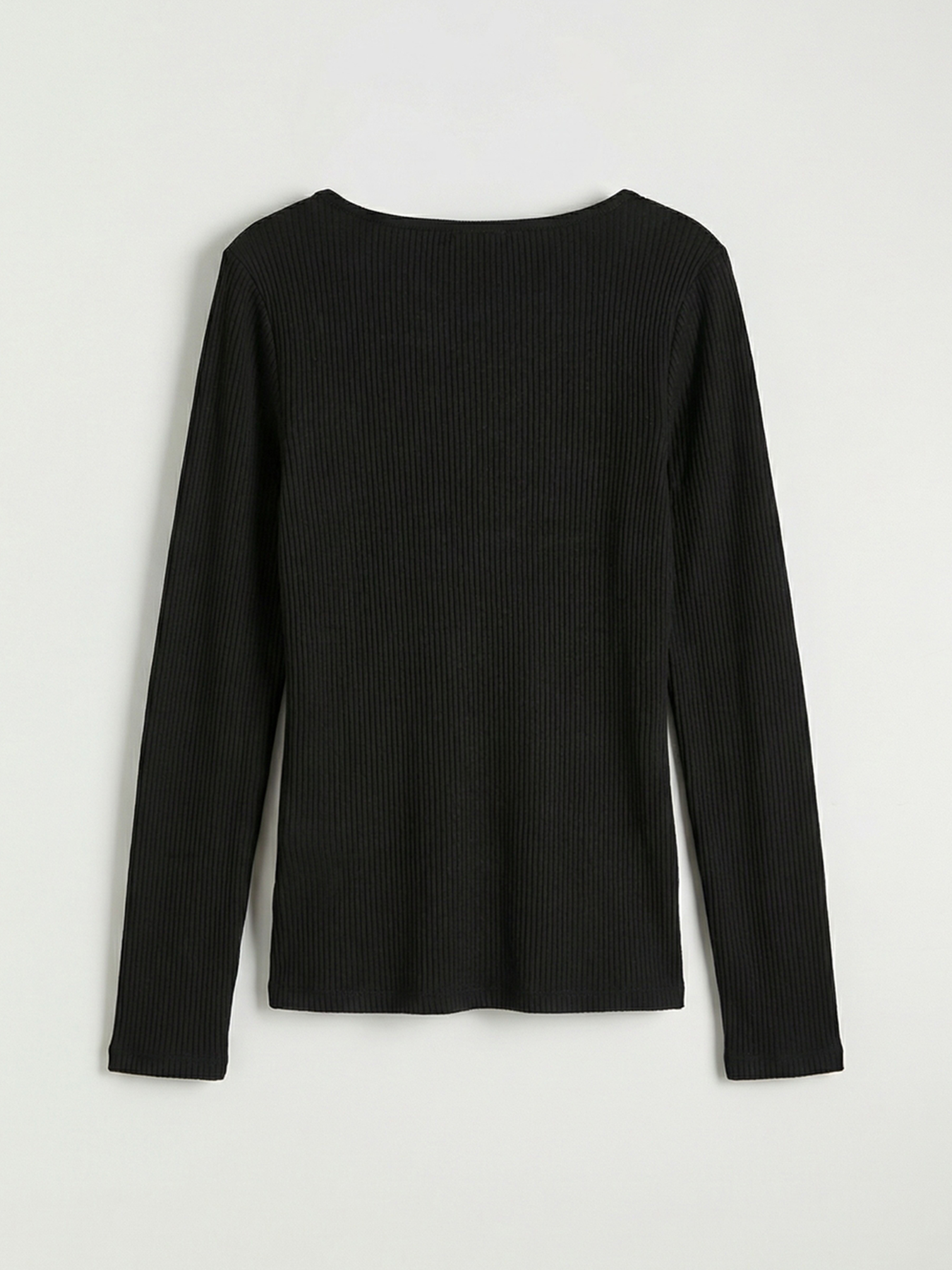 Siyah Kuşgözü Detaylı Kız Çocuk Tişört-1